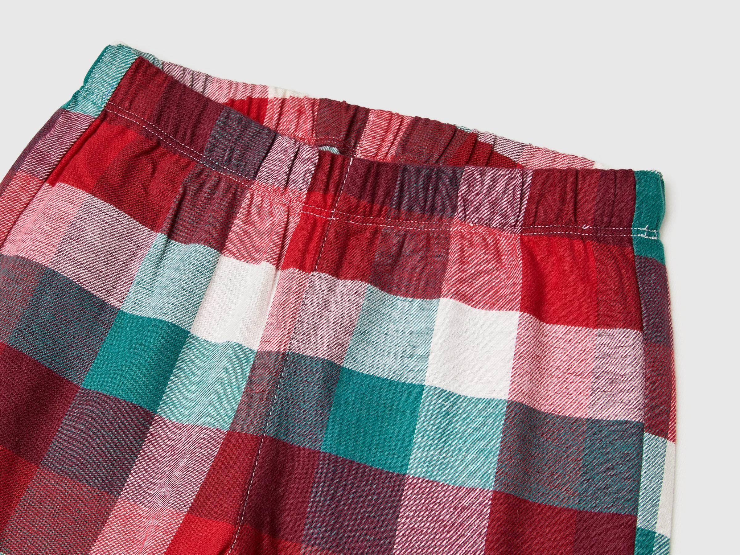 United Colors of Benetton Pigiama Flanella Tartan Cotone M