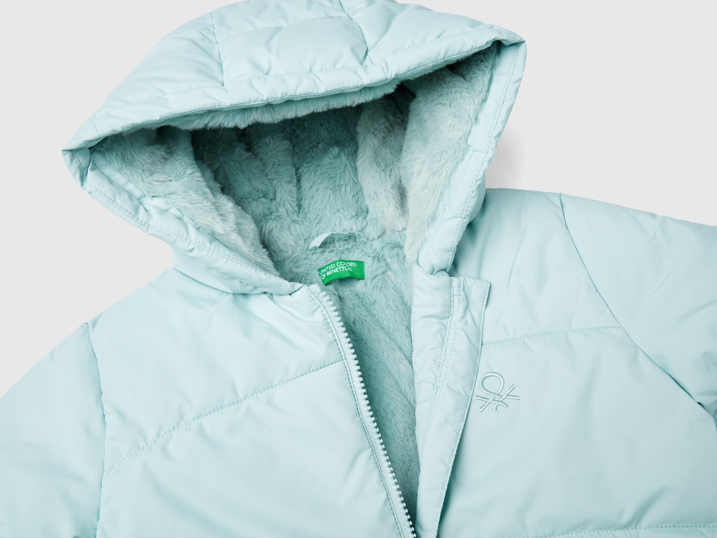 United Colors of Benetton Piumino con Cappuccio 98 neonato