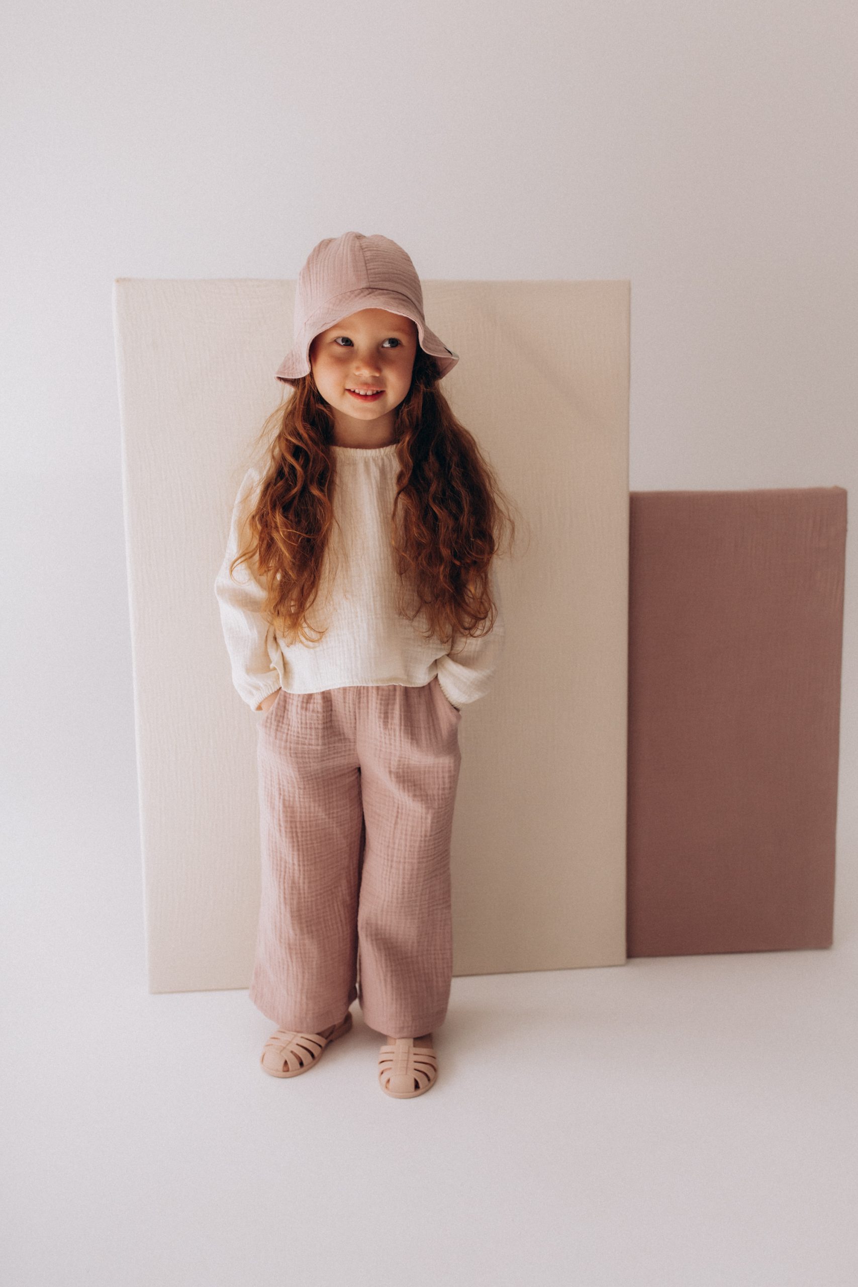 Woolly Organic Blouse camicia mussola cotone organico Ecru