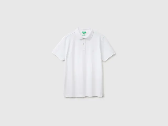 Benetton Polos Regular polo cotone bio taglia M