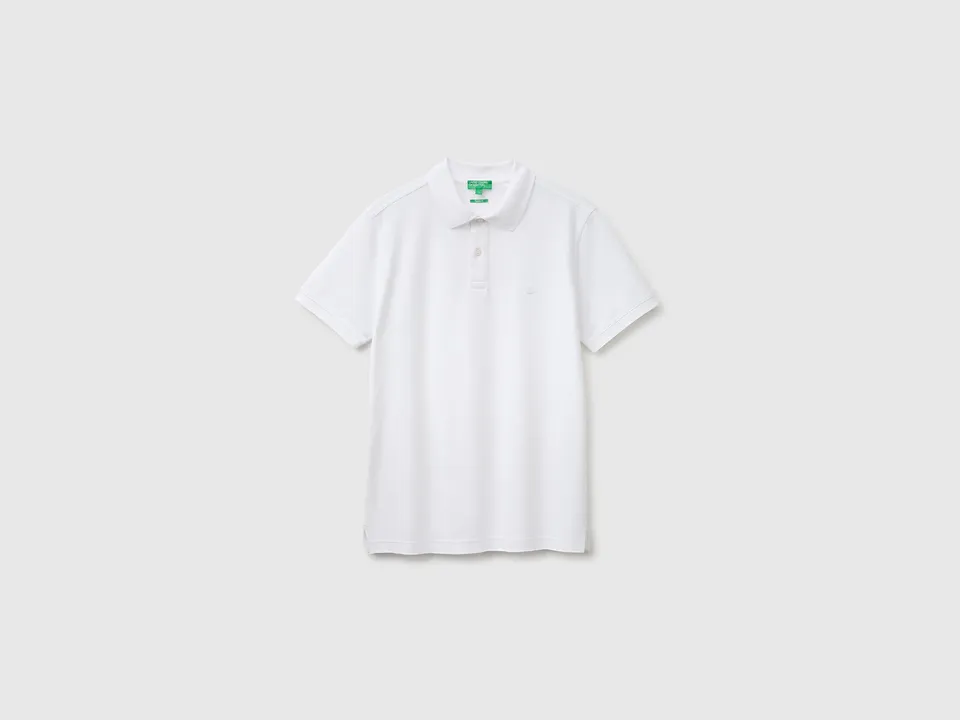 Benetton Polos Regular polo cotone bio taglia M