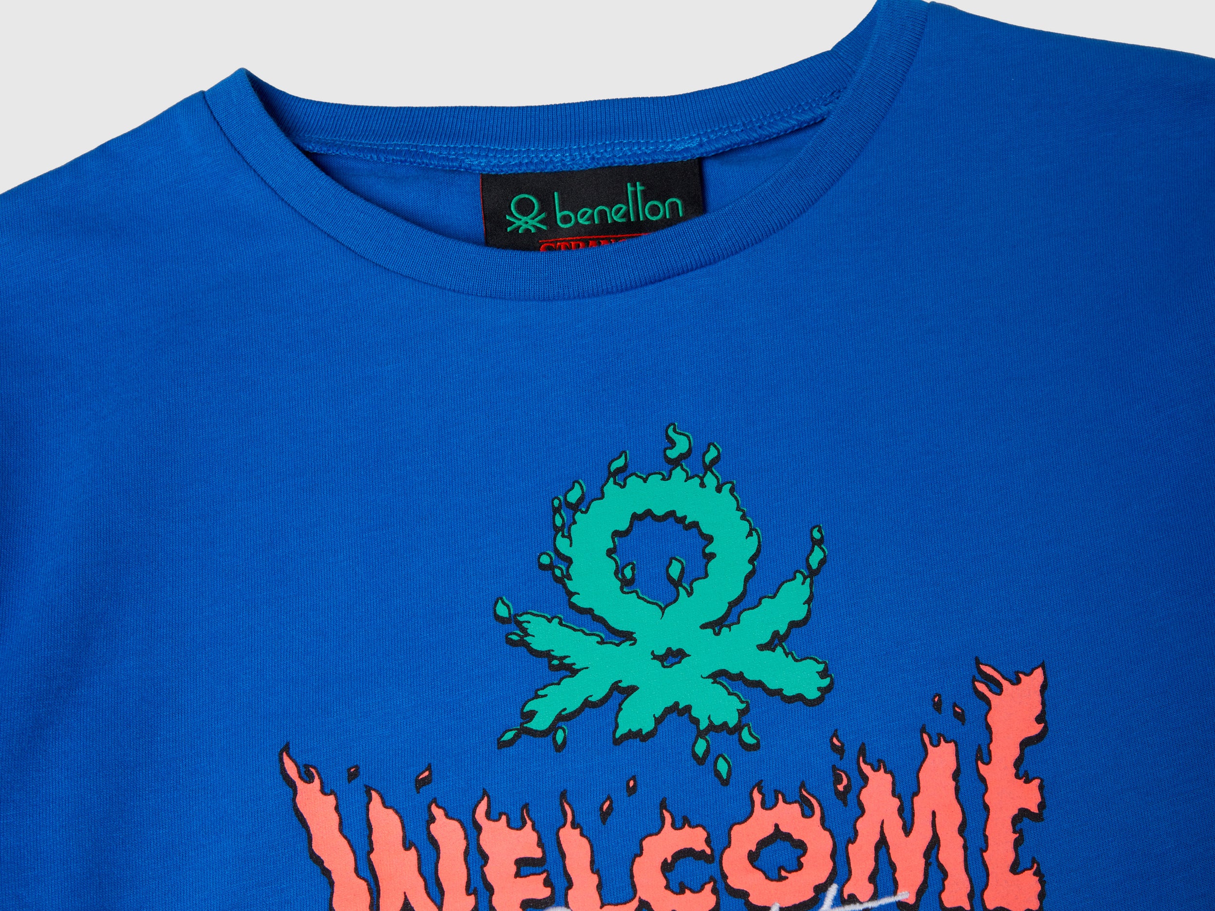 United Colors of Benetton T-shirt Stranger Things Cotone Bio M