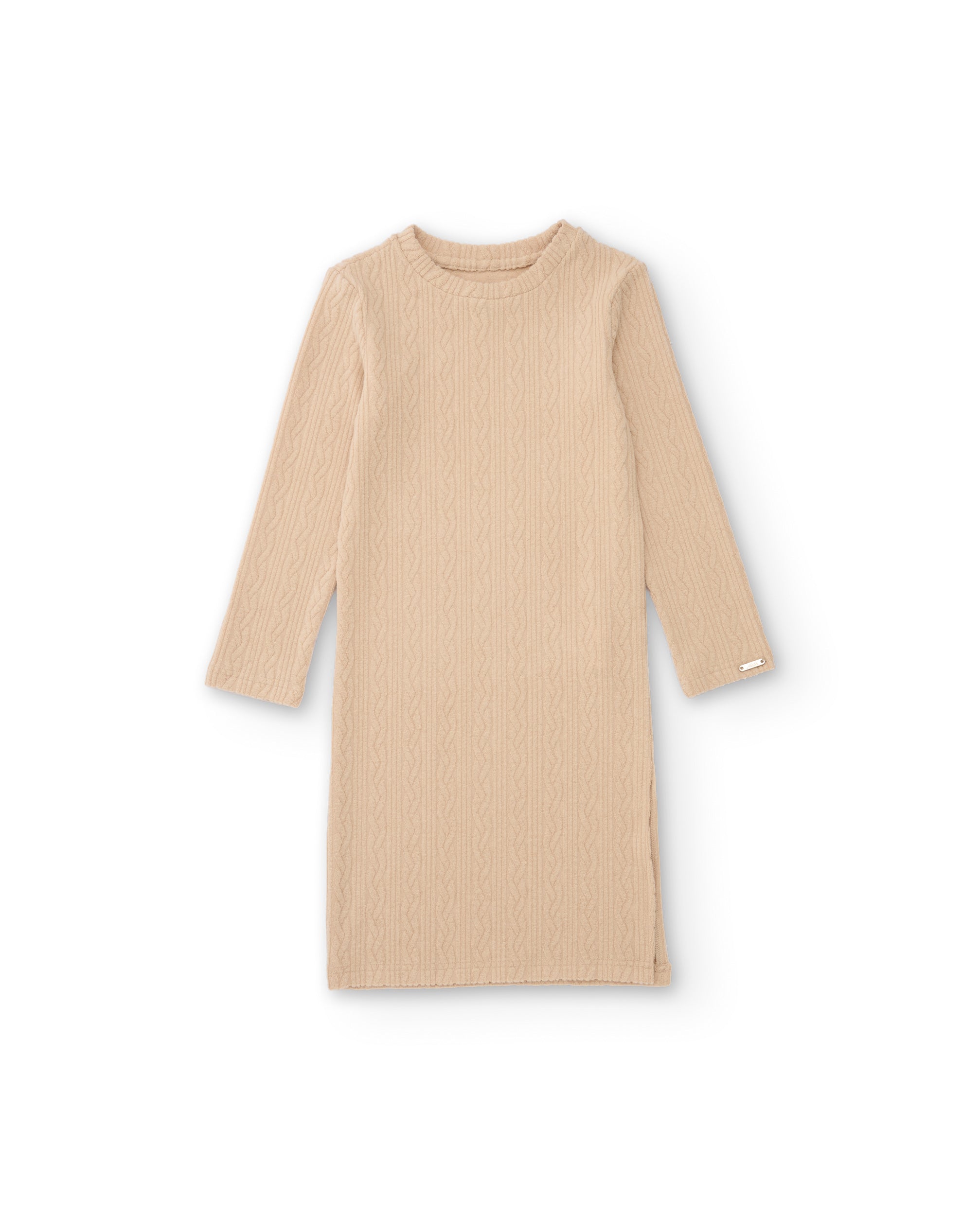 TucTuc Vestiti Abito Midi Bambina Tricot Beige Coste