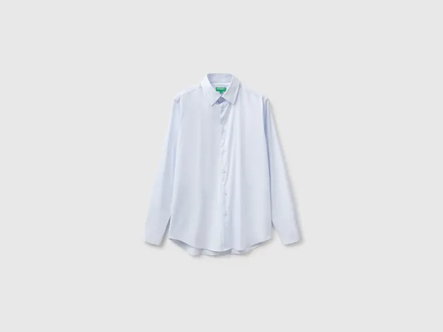 United Colors of Benetton Camicia slim fit cotone elasticizzato S