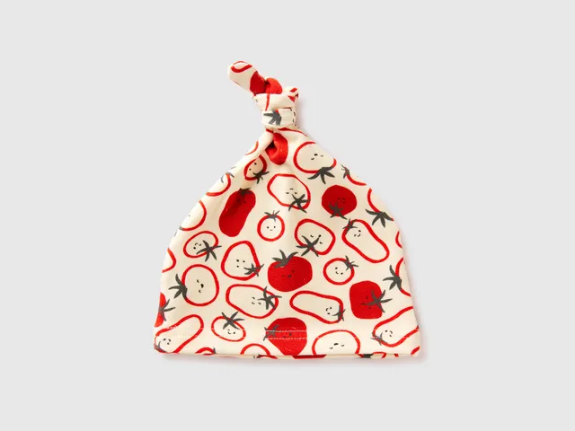 United Colors of Benetton Cap Pomodori Cotone Neonato taglia 62