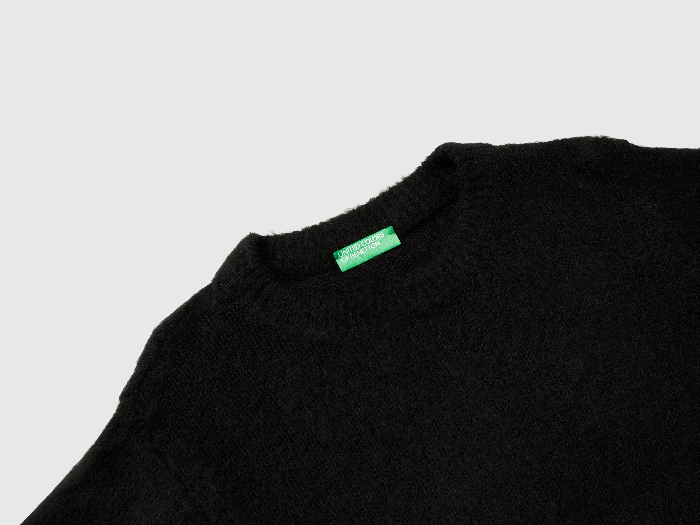 United Colors of Benetton Maglione Manica Corta Mohair Caldo