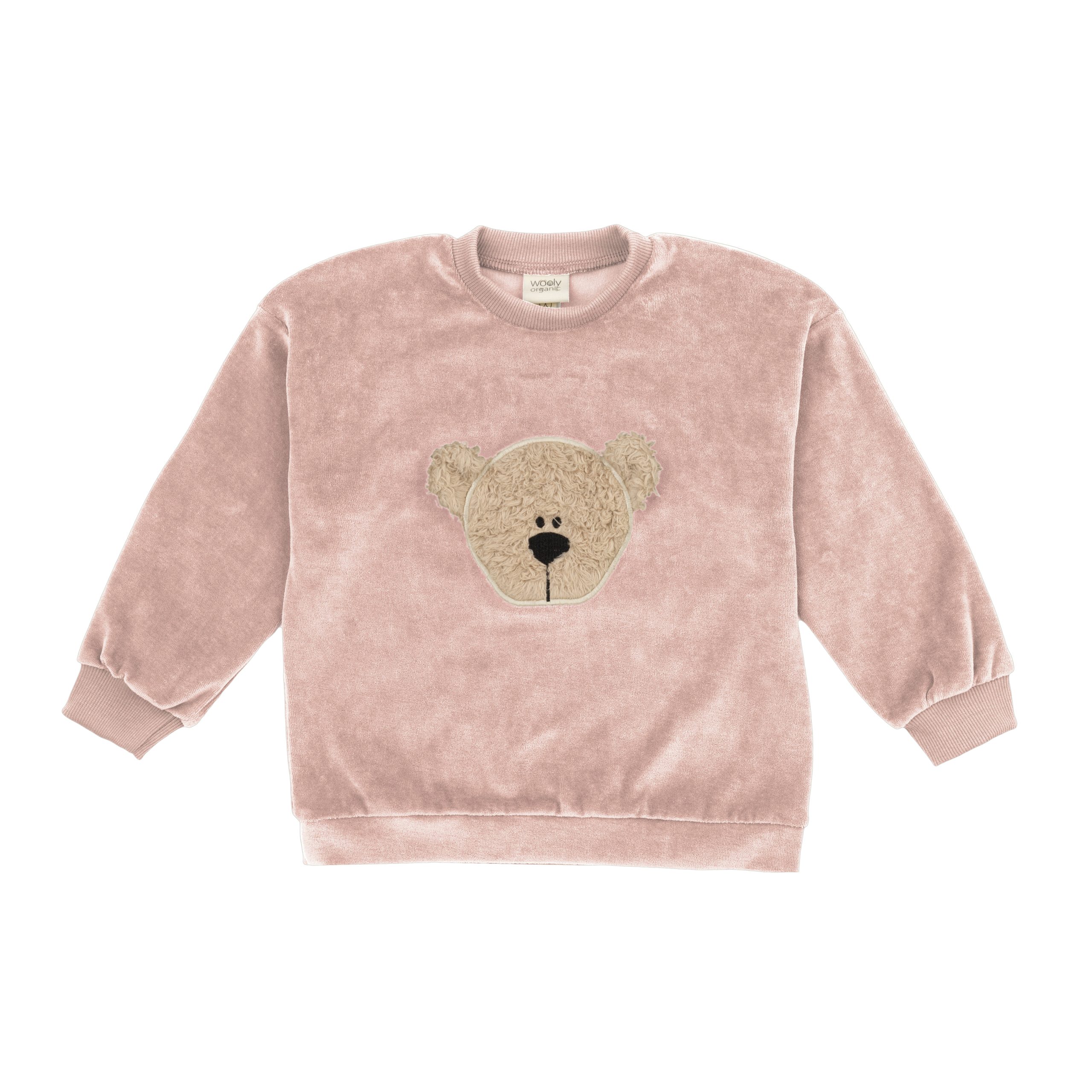 Woolly Organic Velour Felpa Bambino Ricamata Cotone