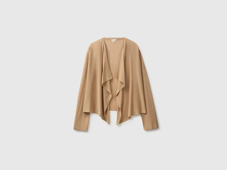 United Colors of Benetton Cardigan Drappeggio Viscosa Bambù M
