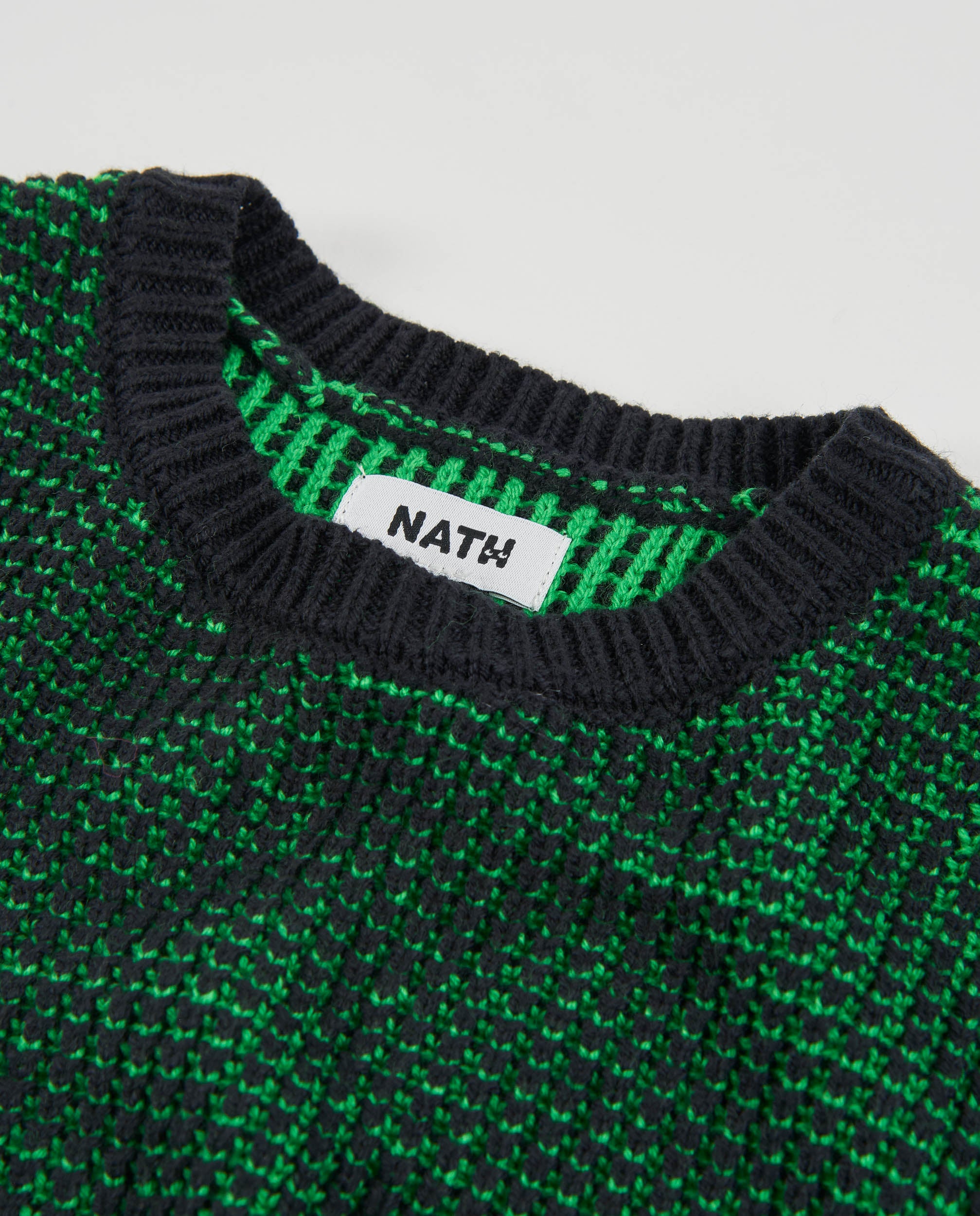TucTuc Maglione tricot bambino collo rotondo verde