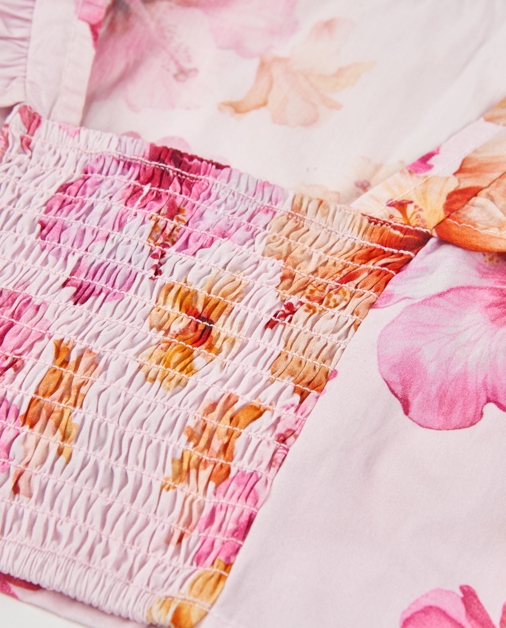 TucTuc Camicette camicia bambina rosa floreale volant