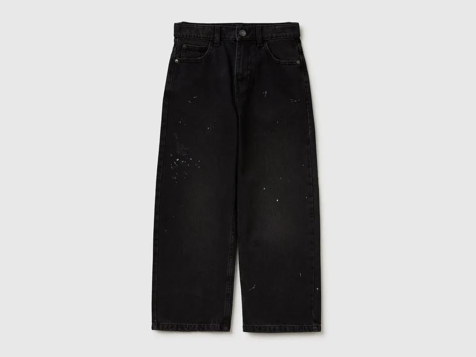 United Colors of Benetton Jeans Loose Fit Denim Cotone M