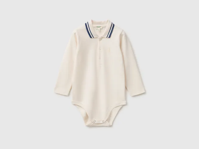 United Colors of Benetton Bodysuits body polo cotone biologico neonato