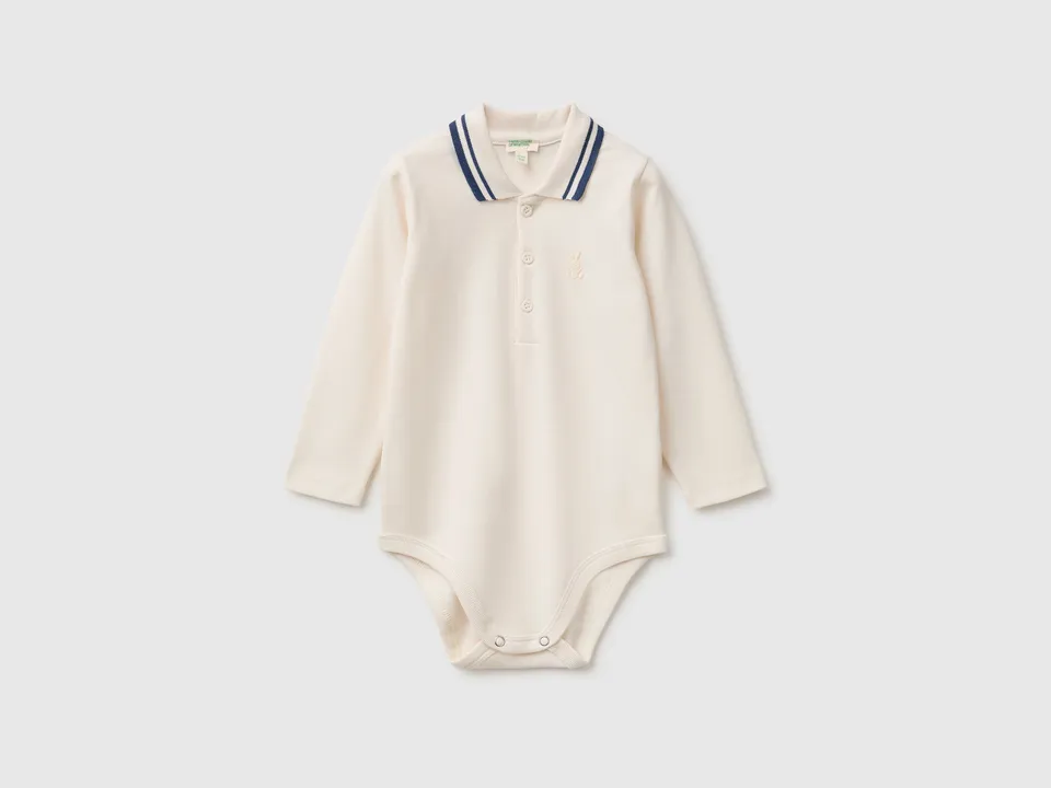 United Colors of Benetton Bodysuits body polo cotone biologico neonato