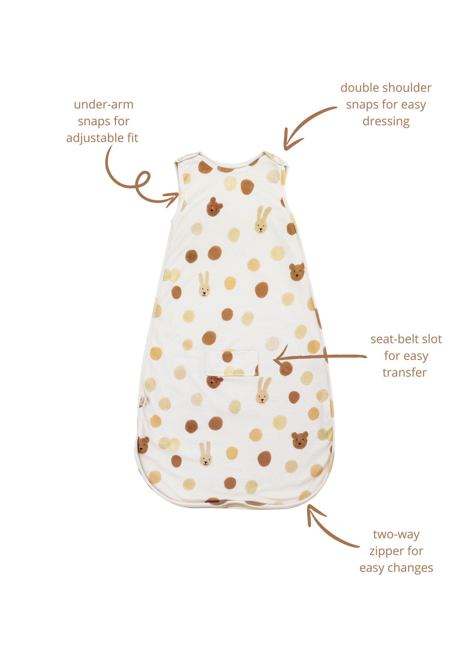 Woolly Organic Sleeping Bag sacco nanna merino 3-24 mesi