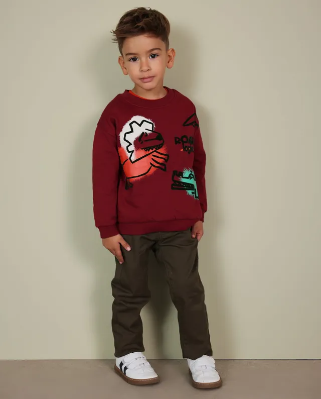 TucTuc Pantaloni Twill Bambino Verde Oliva 5 Tasche