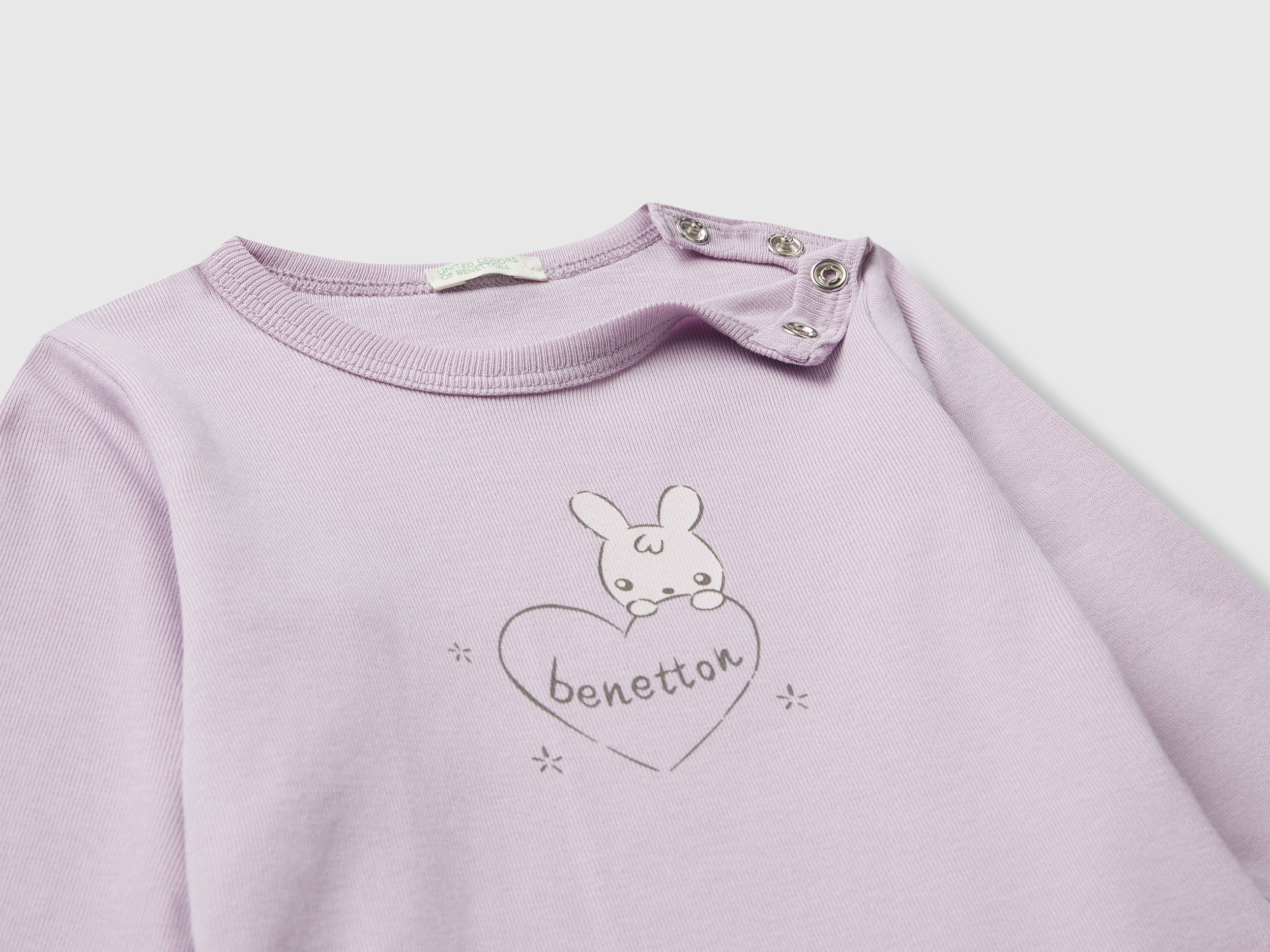 Benetton maglietta neonato cotone bio taglia 62