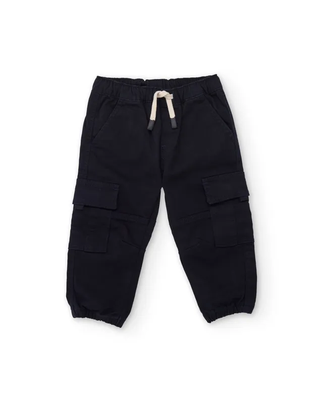 TucTuc Pantaloni Cargo Bambino Tasche Blu Navy