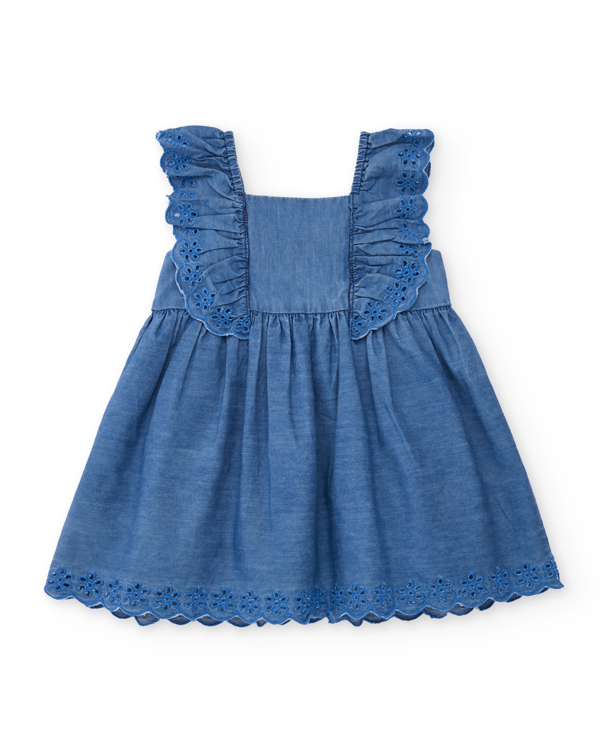 TucTuc Vestiti vestito bambina jeans blu denim