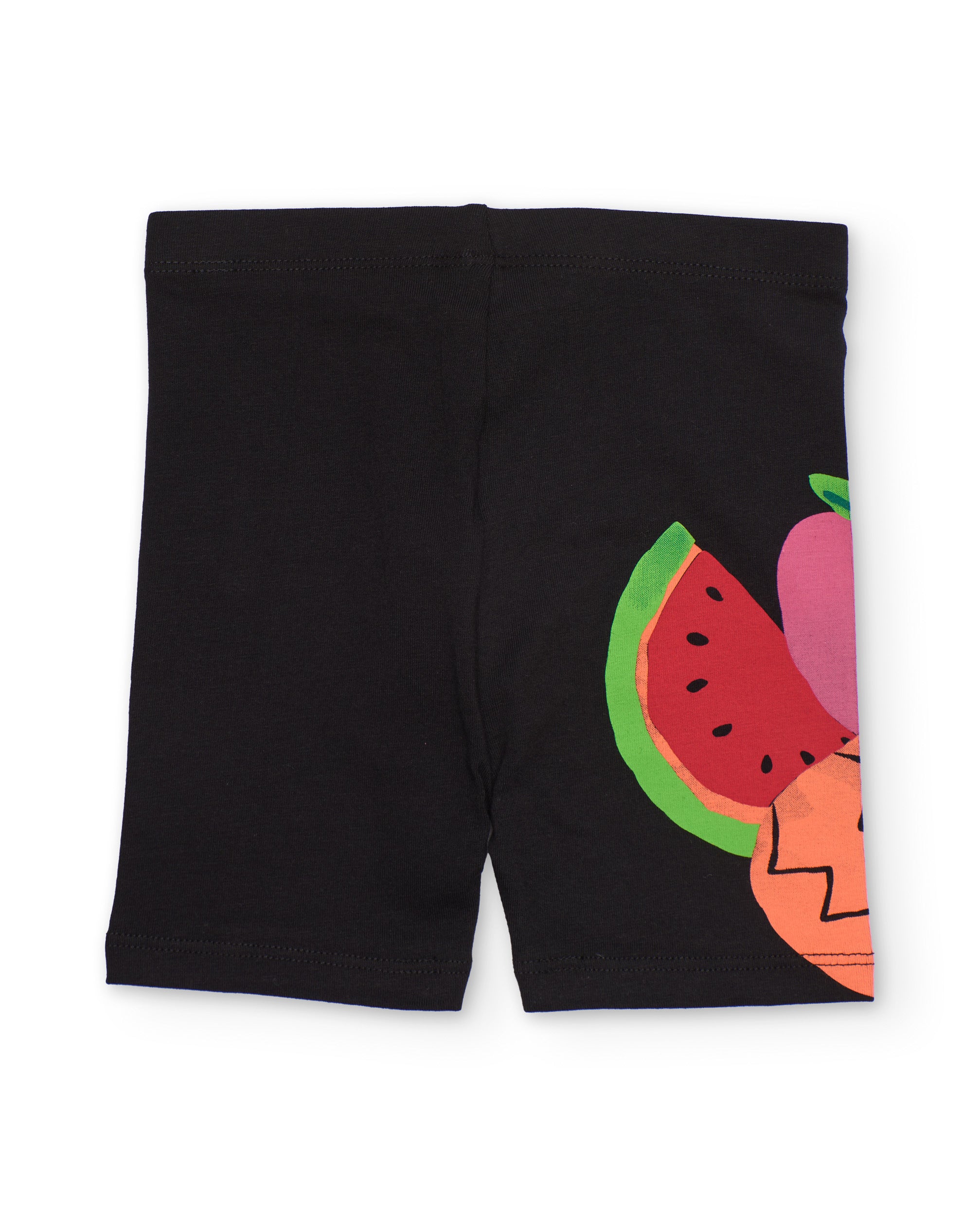 TucTuc Leggings Bambina Nero Stampa Frutta Laterale