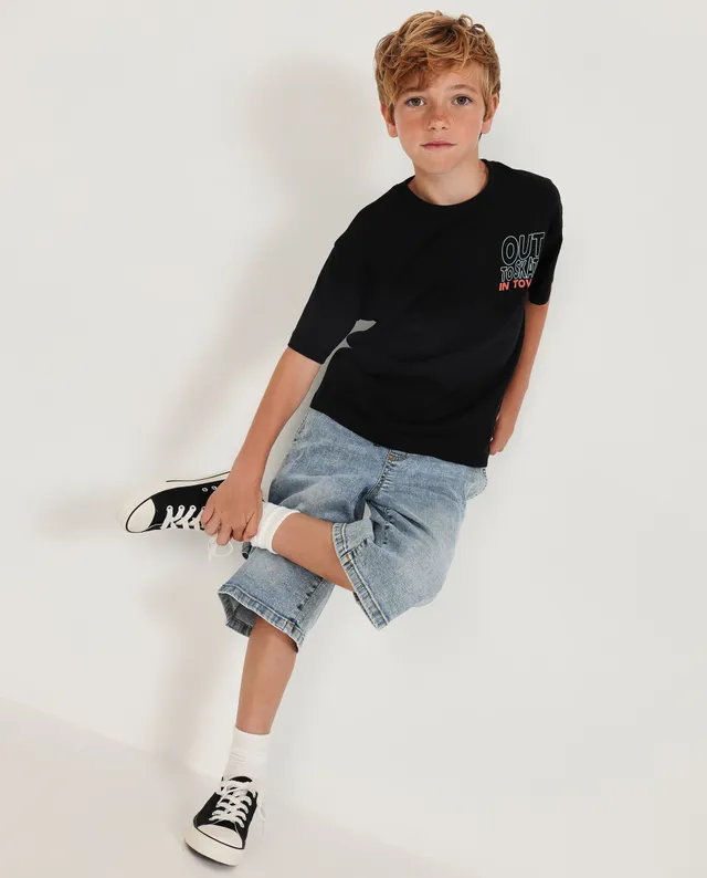 TucTuc Bermuda Denim Jeans Chiaro 4-16 Anni