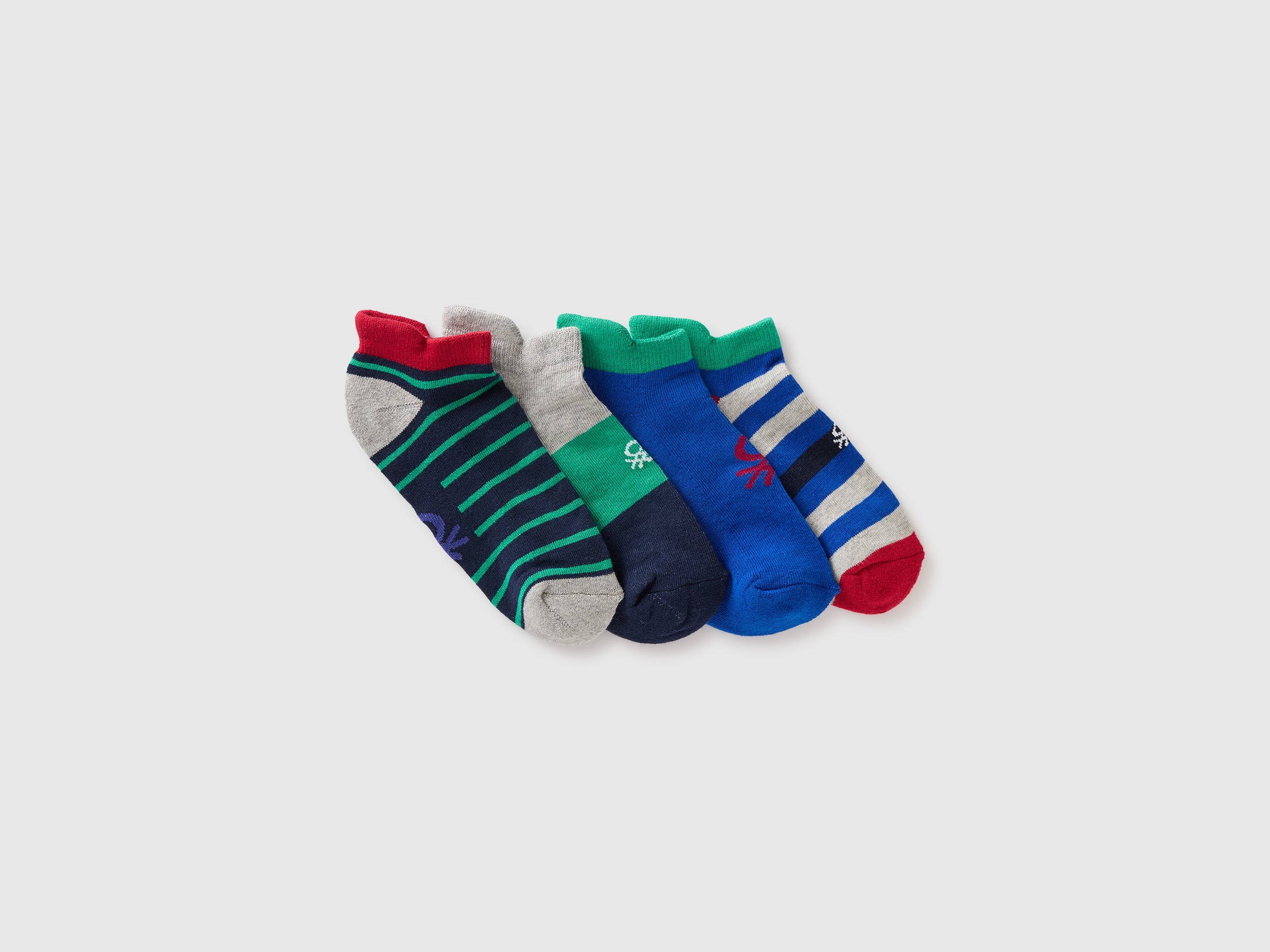 United Colors of Benetton Calzini Corti Spugna Cotone 4 Paia 31-36