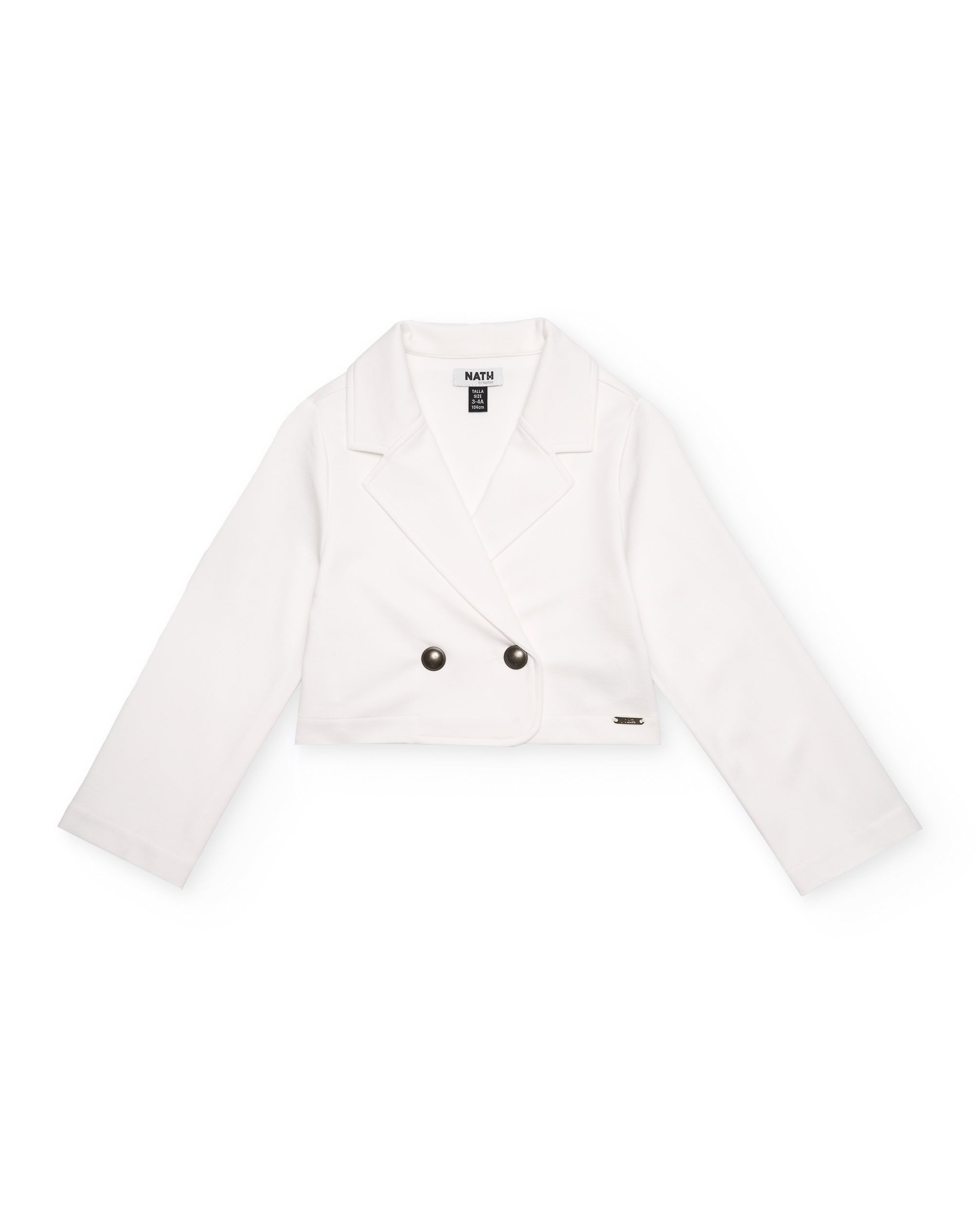 TucTuc Maglioni Blazer Bambina Bianco Bottoni