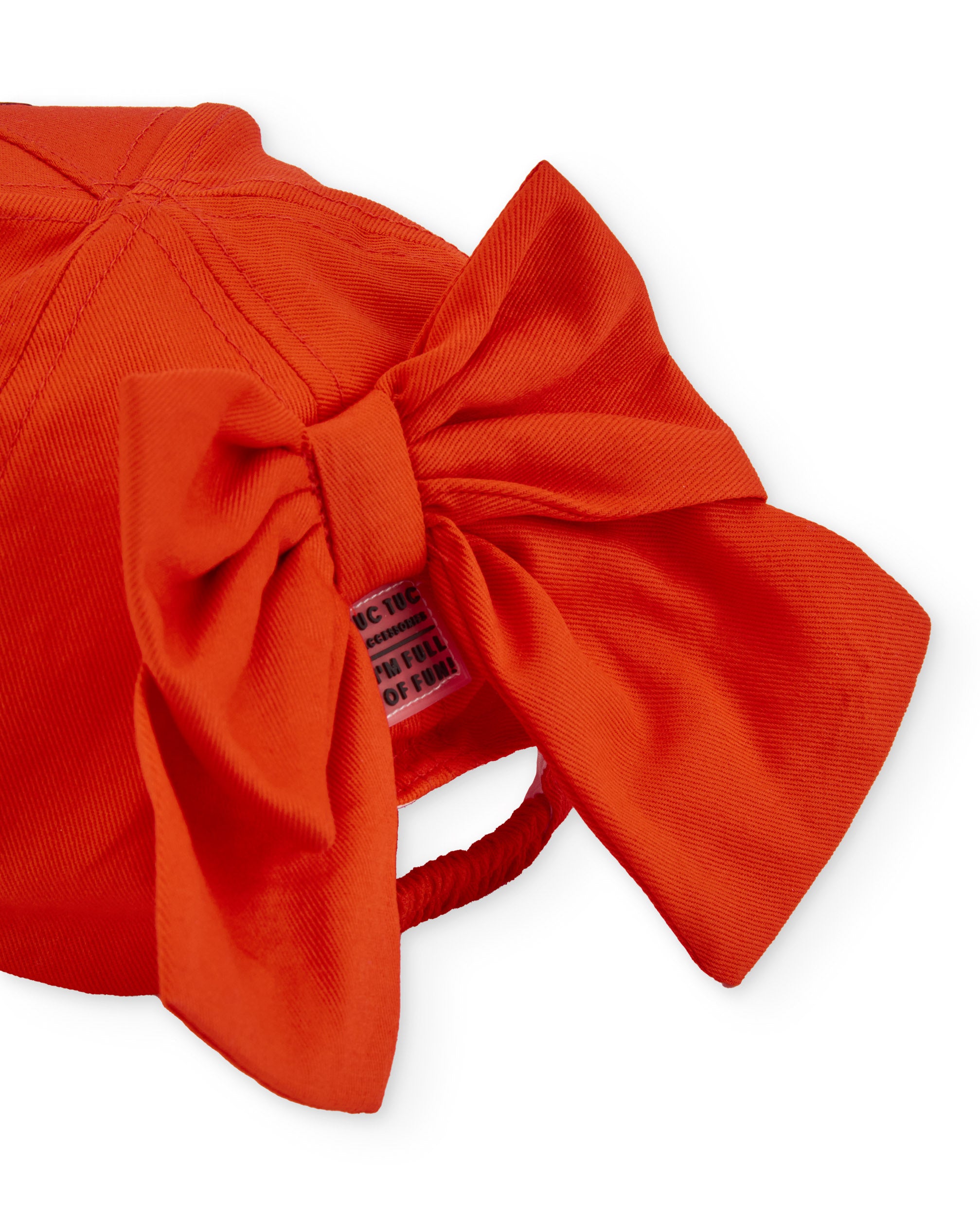 TucTuc Accessori Cappellino bambina rosso paillettes