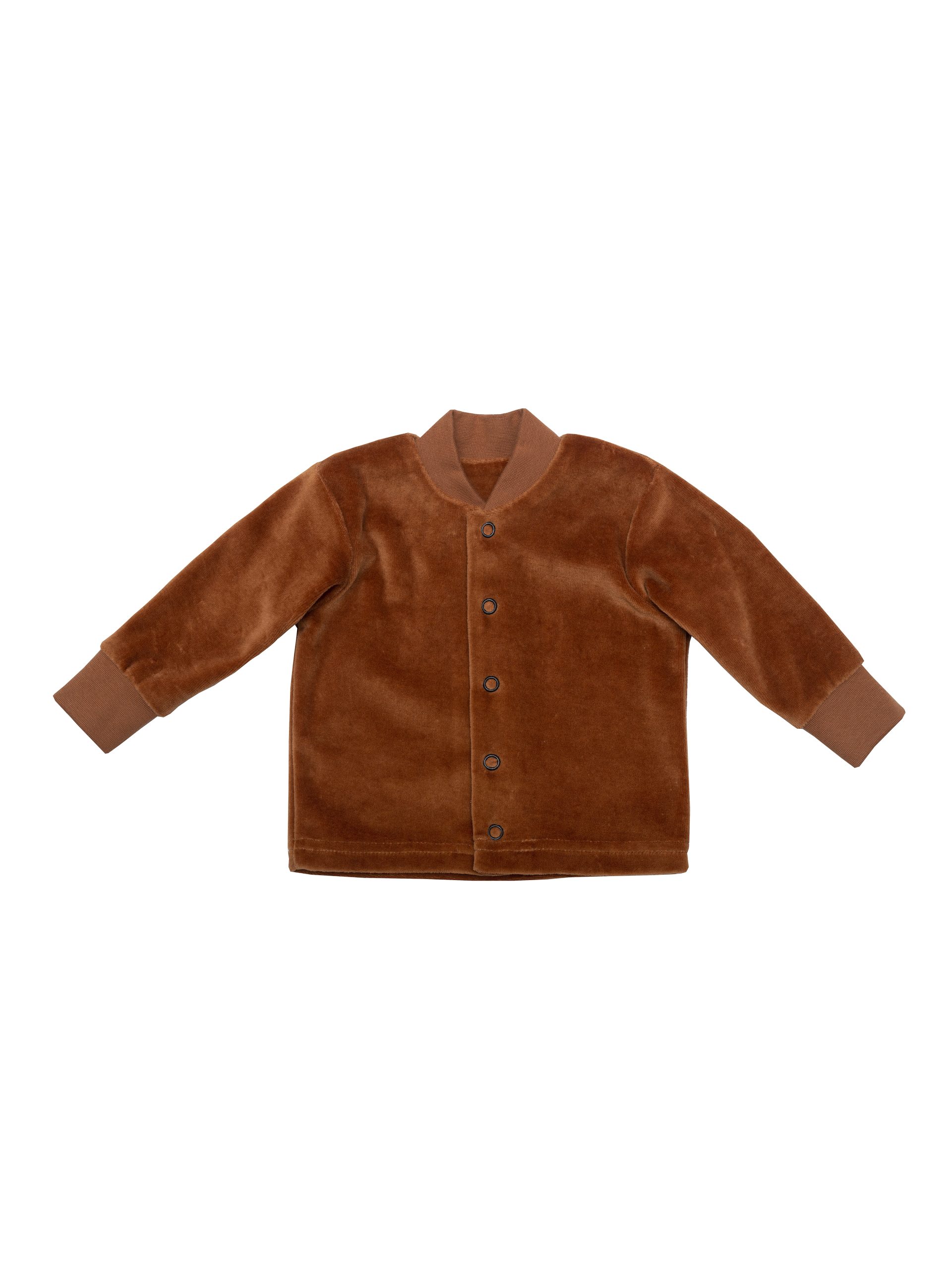 Woolly Organic Baby giacca velluto cotone bio neonato GOTS