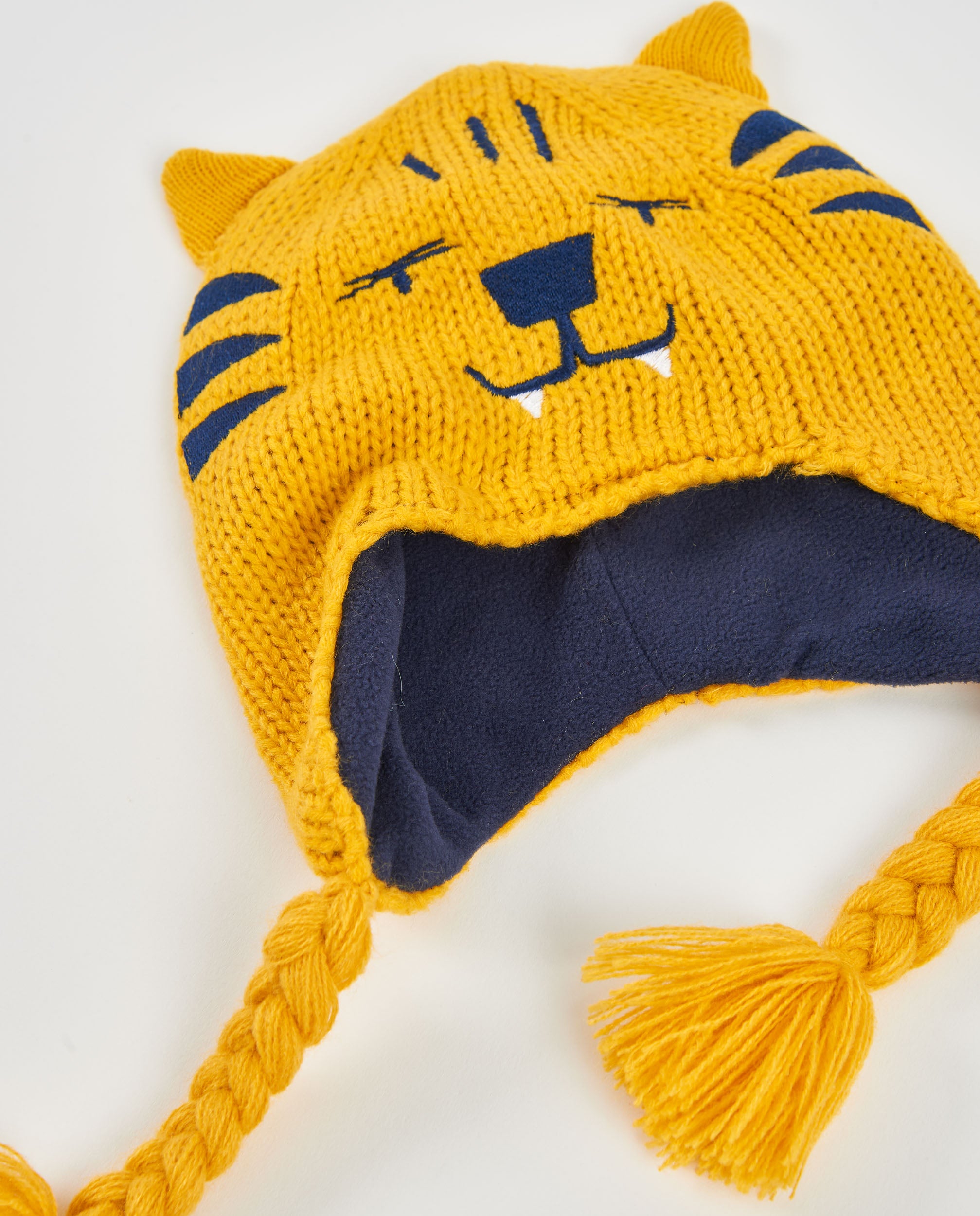TucTuc Accessori set bimbo giallo tigre tricot