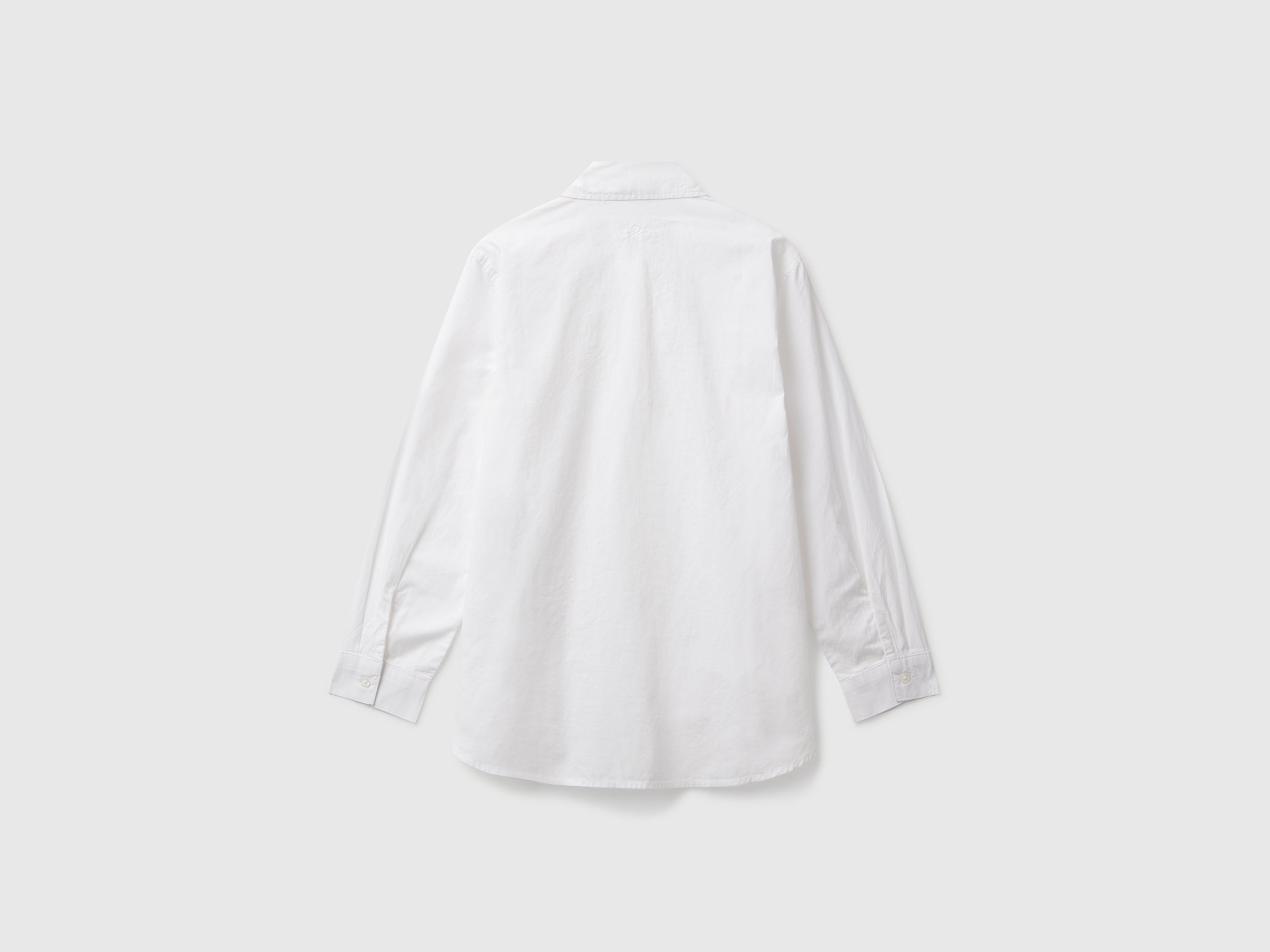 United Colors of Benetton camicia oversize cotone maniche lunghe