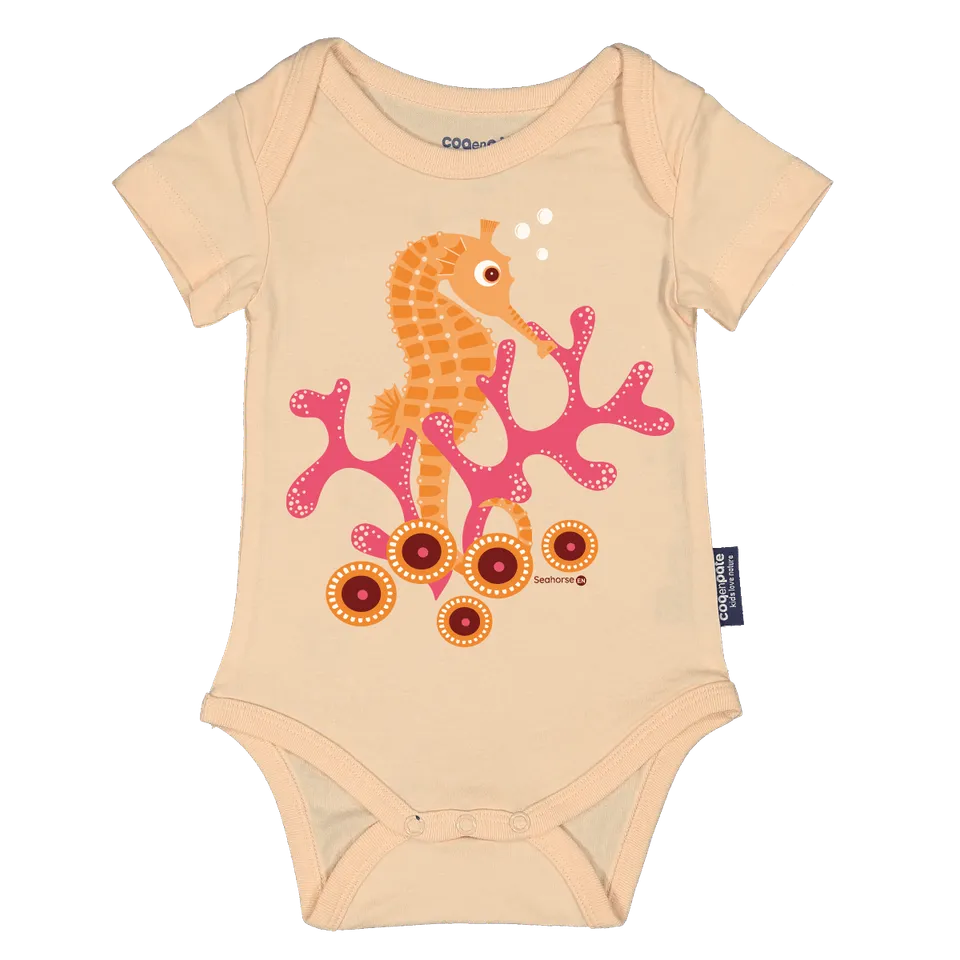 Coq en Pâte Body Cavalluccio Marino cotone bio 3-6 mesi