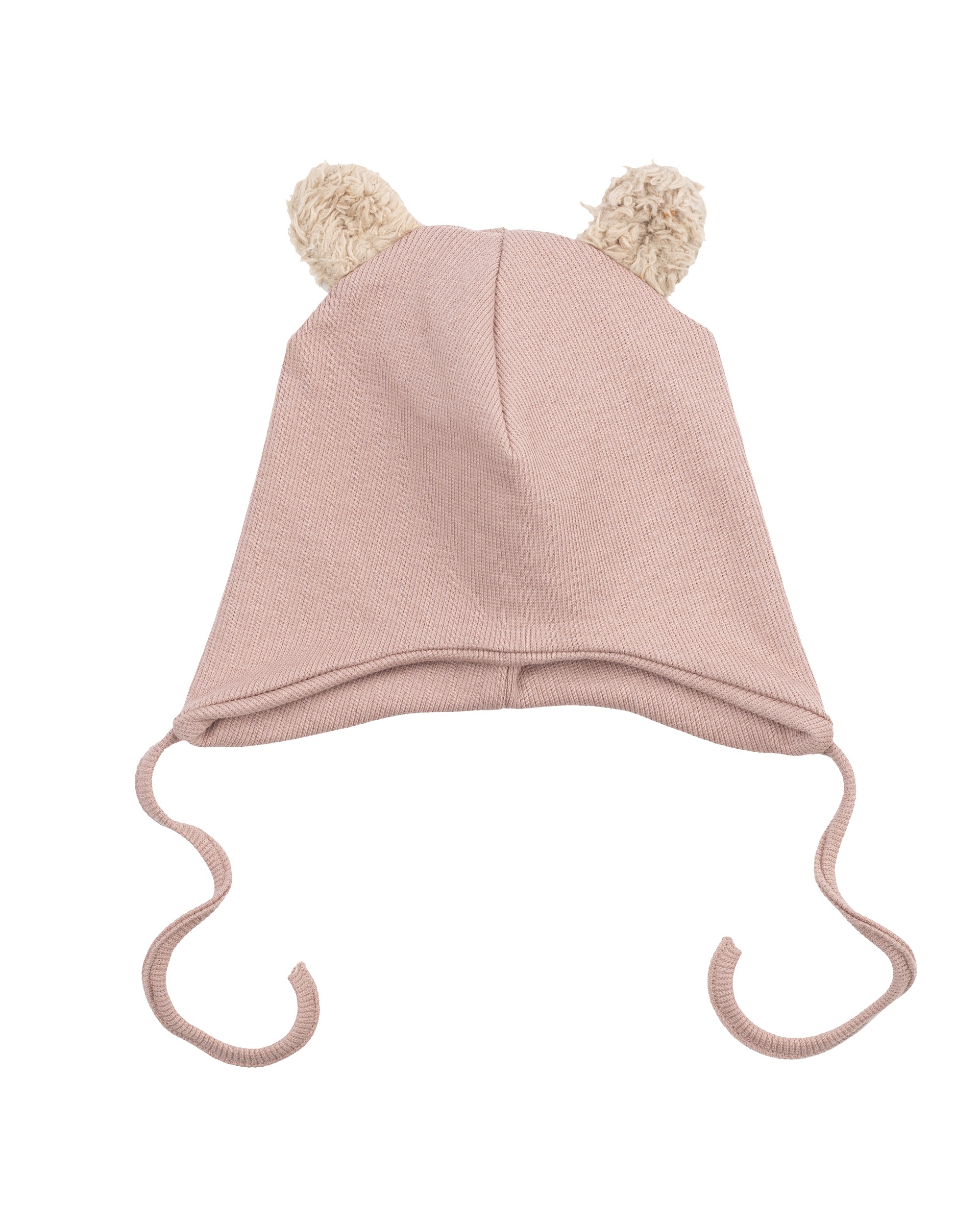 Woolly Organic AW26 Cappello Orsacchiotto Neonato Cotone Bio