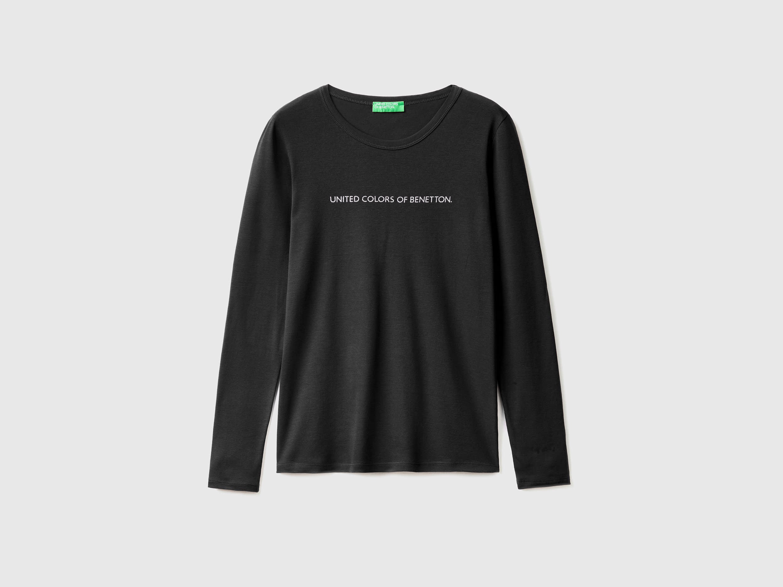 United Colors of Benetton T-Shirt Cotone Manica Lunga Taglia M