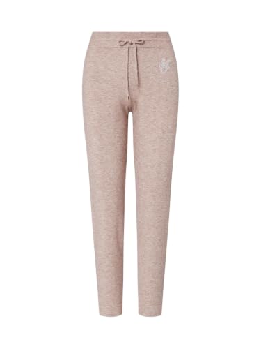 Liu Jo Pantaloni Maglia Logo LJ Coulisse Gamba con Spacchetti