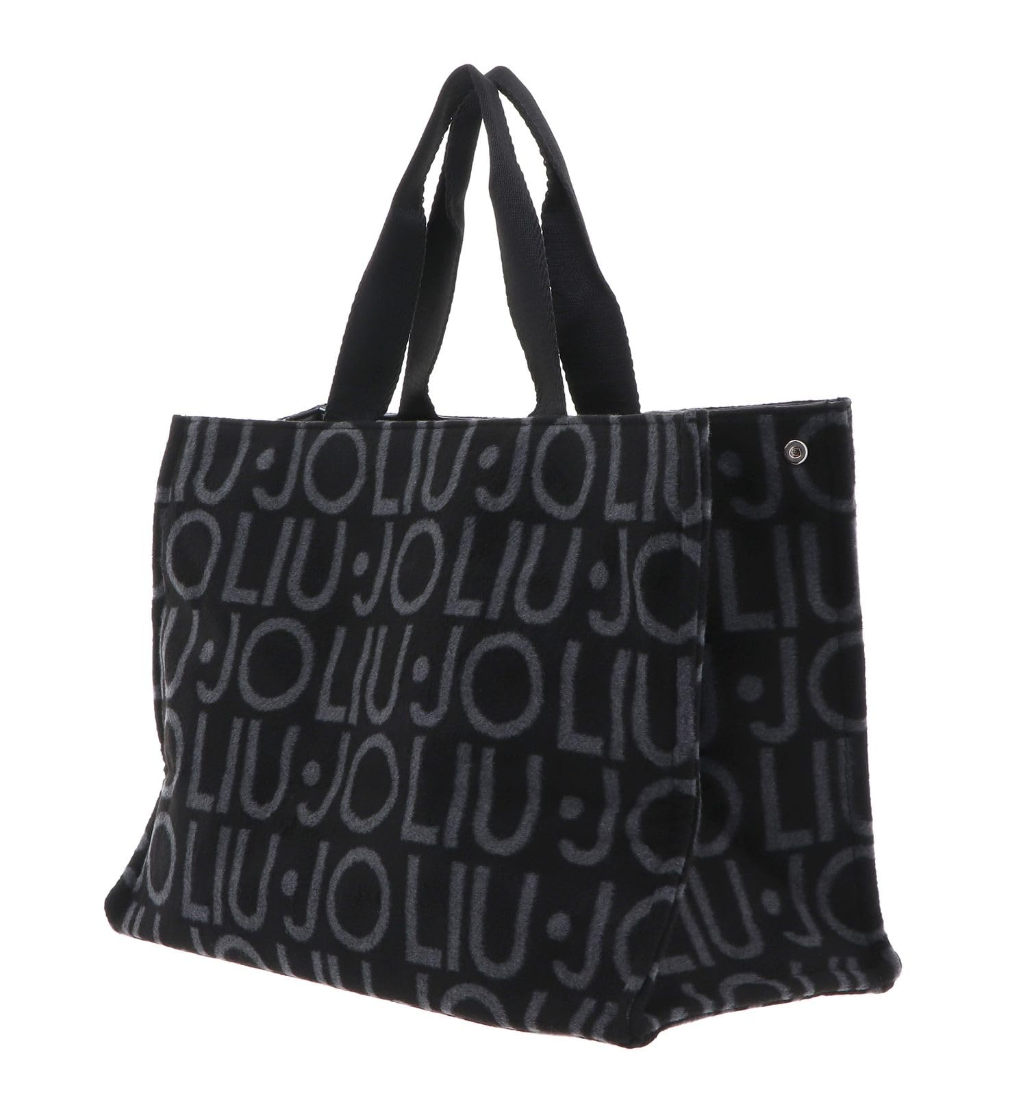 Liu Jo Jeans Tote Logo Allover Shopper Nero