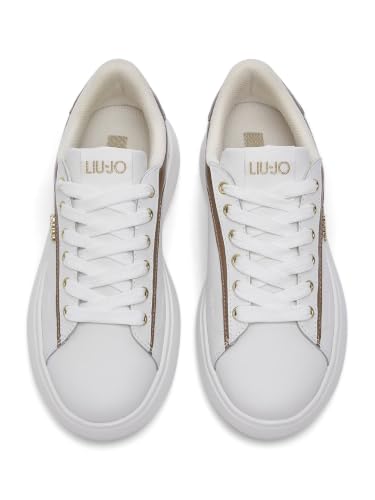 Liu Jo Sneakers Pelle Lettering 35 EU suola bold 5,5 cm