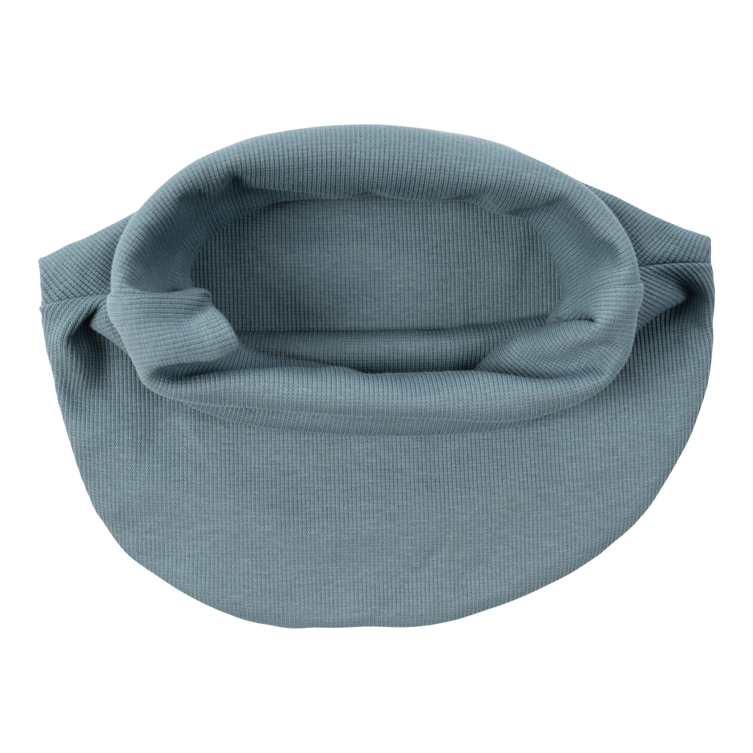 Woolly Organic Tube Scarf 2x1 Rib SS26 scaldacollo neonato cotone