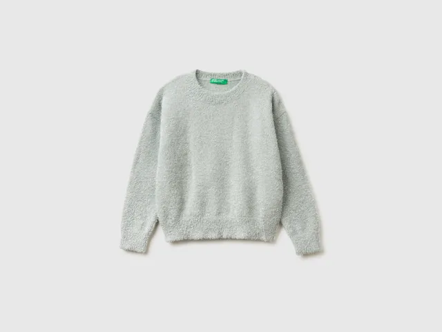 United Colors of Benetton Sweater maglione lurex girocollo