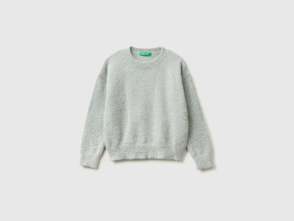 United Colors of Benetton Sweater maglione lurex girocollo