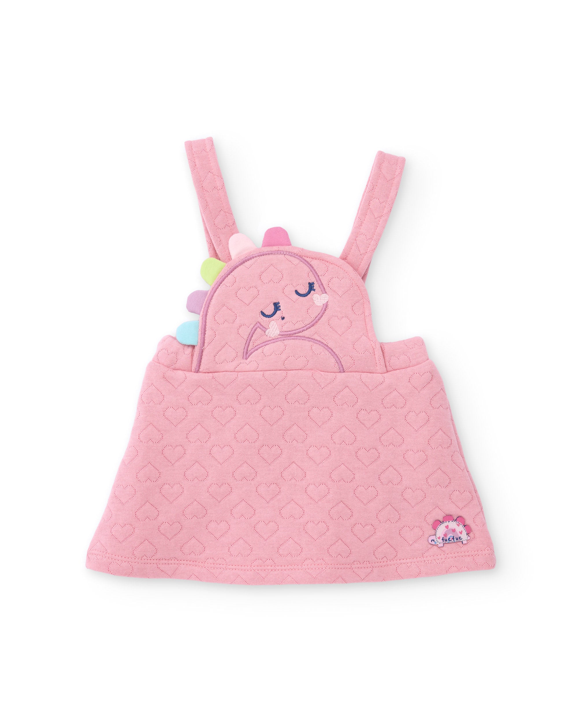 TucTuc Completi Roar Dino Completo Neonata Rosa 2 Pezzi