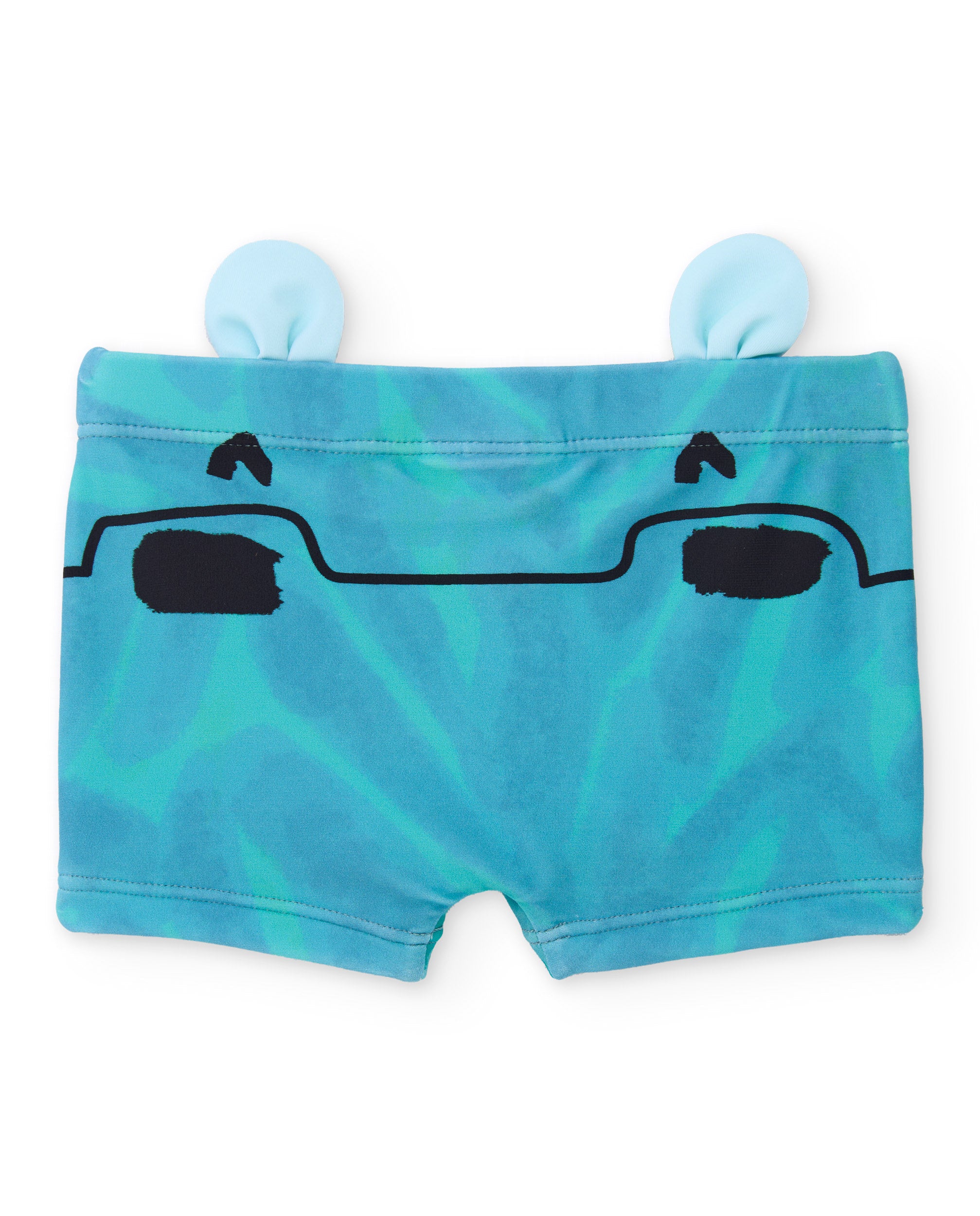 TucTuc Costumi Boxer bambino turchese orecchiette asciugatura rapida