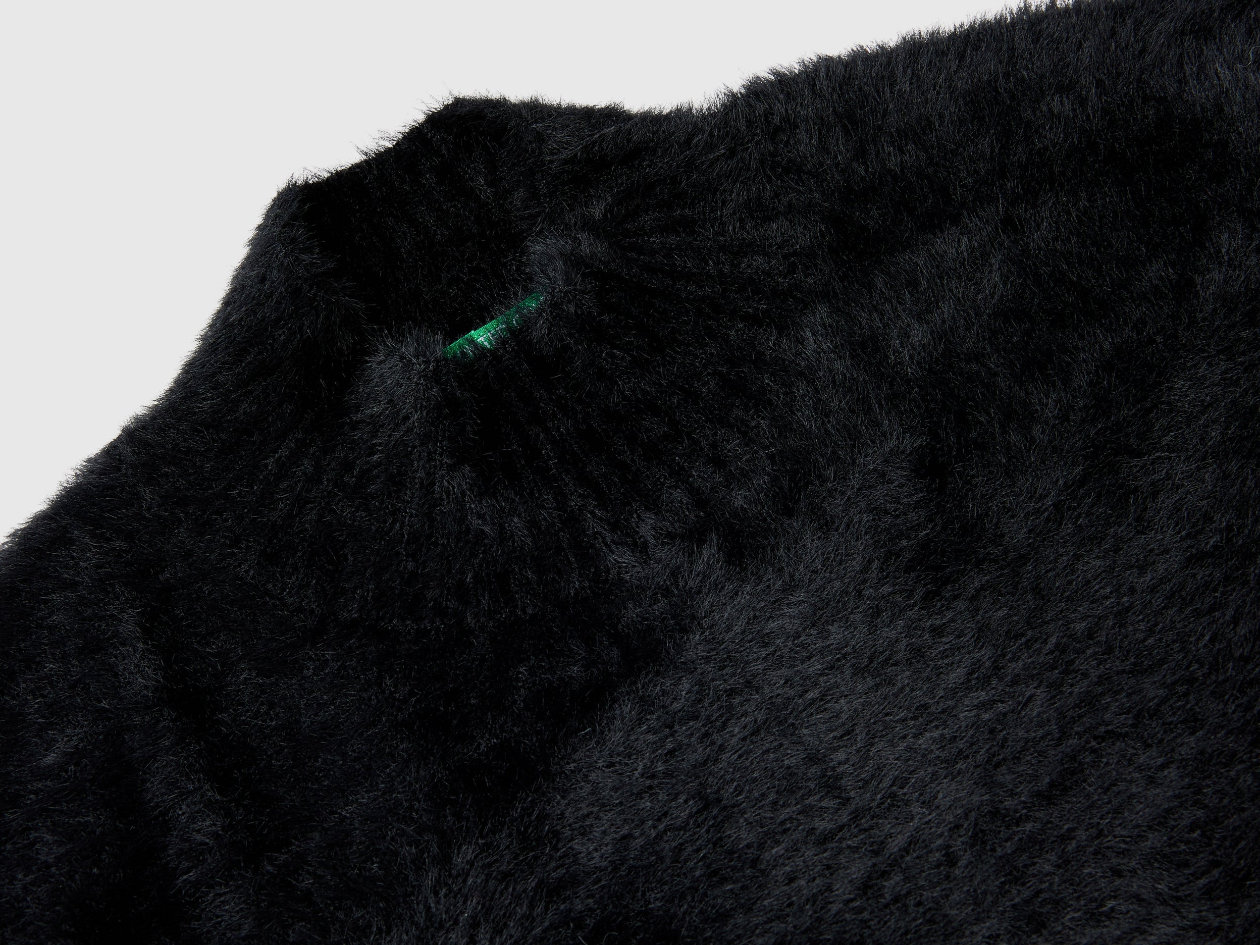 United Colors of Benetton Furry Yarn Maglione Peloso Collo Alto L