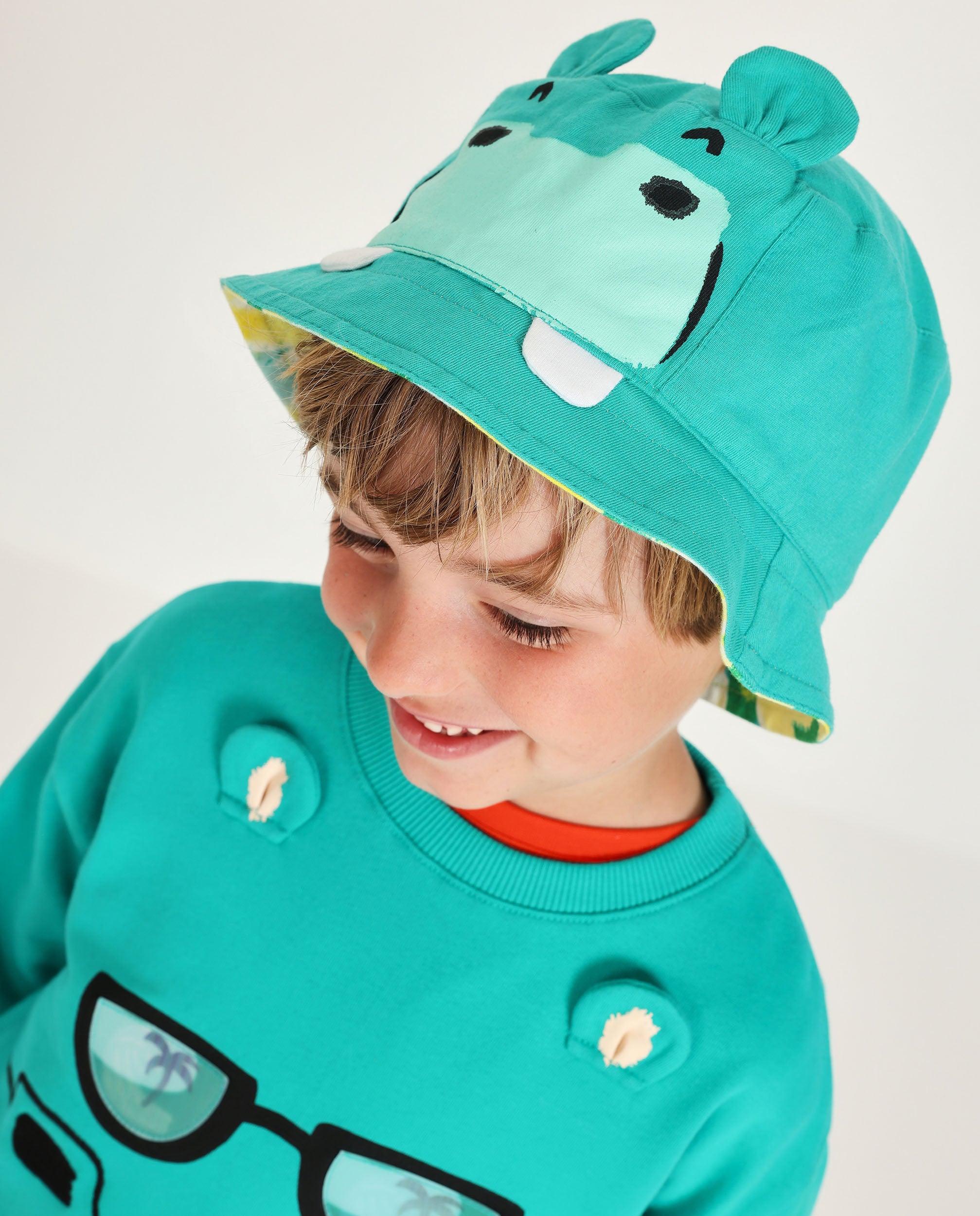 TucTuc Accessori Cappellino Bambino Reversibile Cotone
