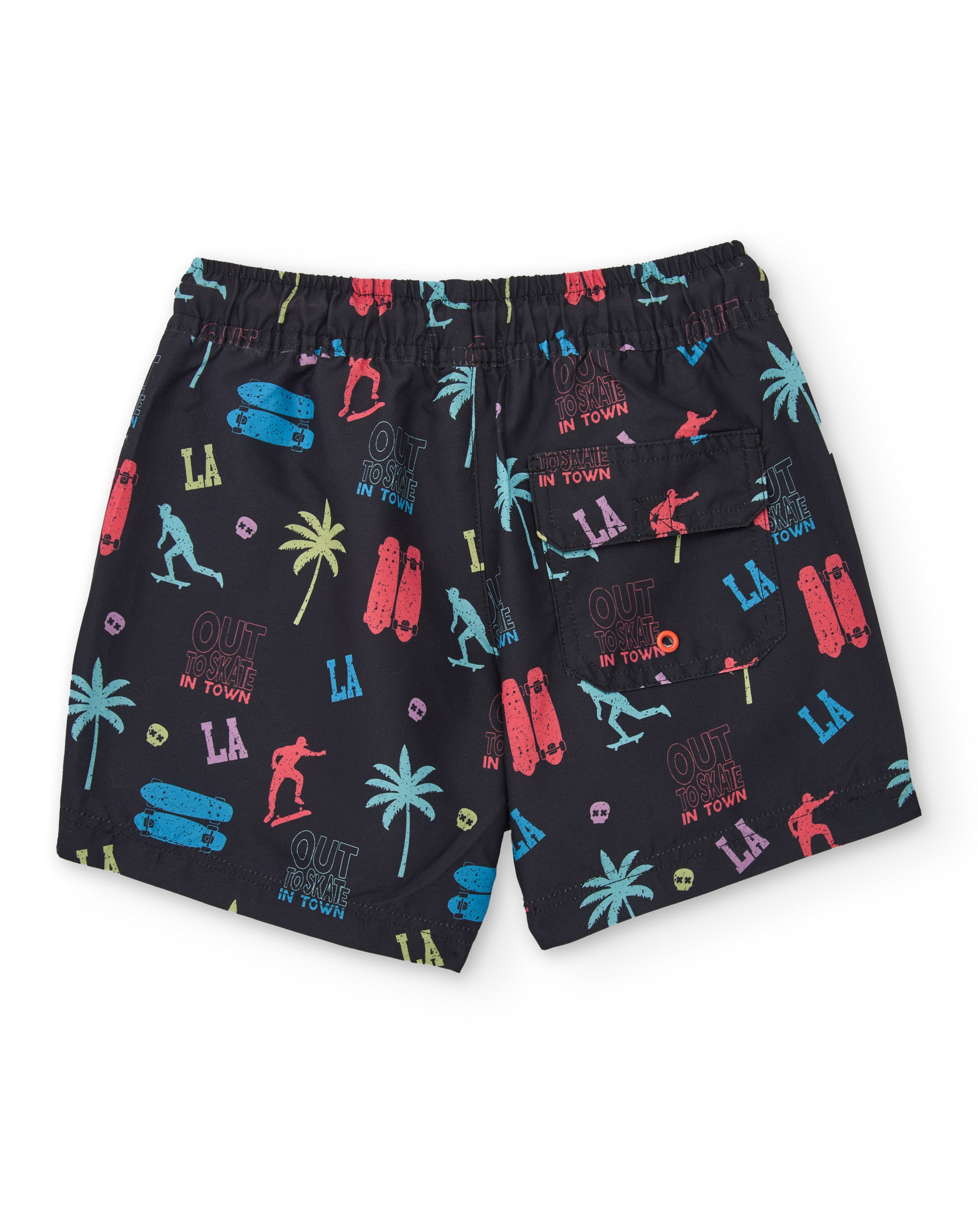 TucTuc Costumi Da Bagno Boxer Mare Bambino Skate Nero