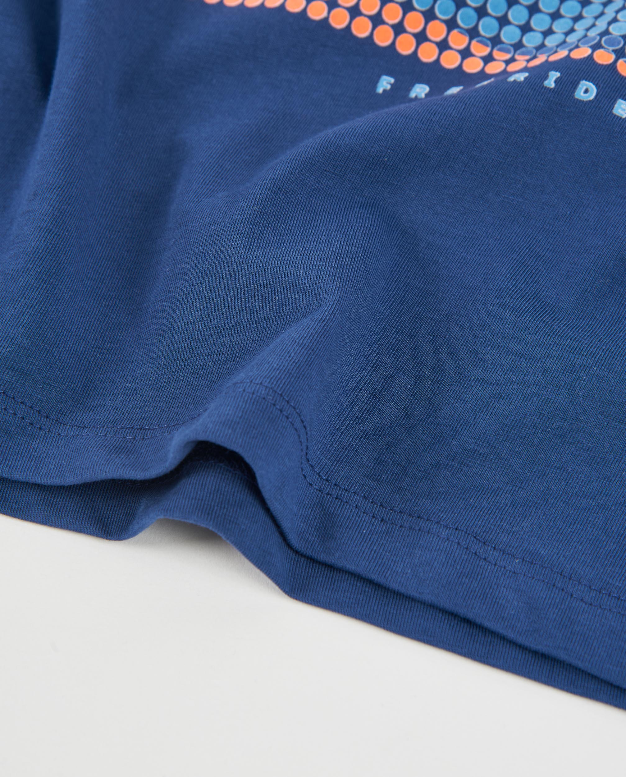 TucTuc Magliette maglietta bambino blu maniche lunghe cotone