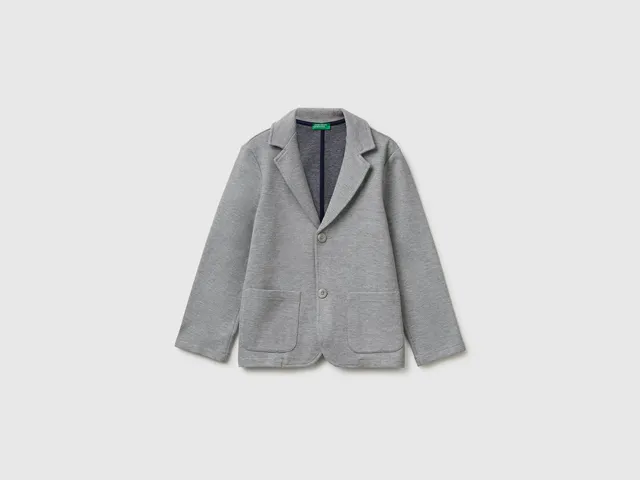 United Colors of Benetton Blazer con tasche giacca cotone junior