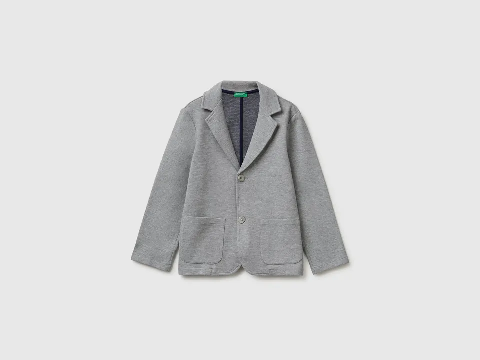 United Colors of Benetton Blazer con tasche giacca cotone junior