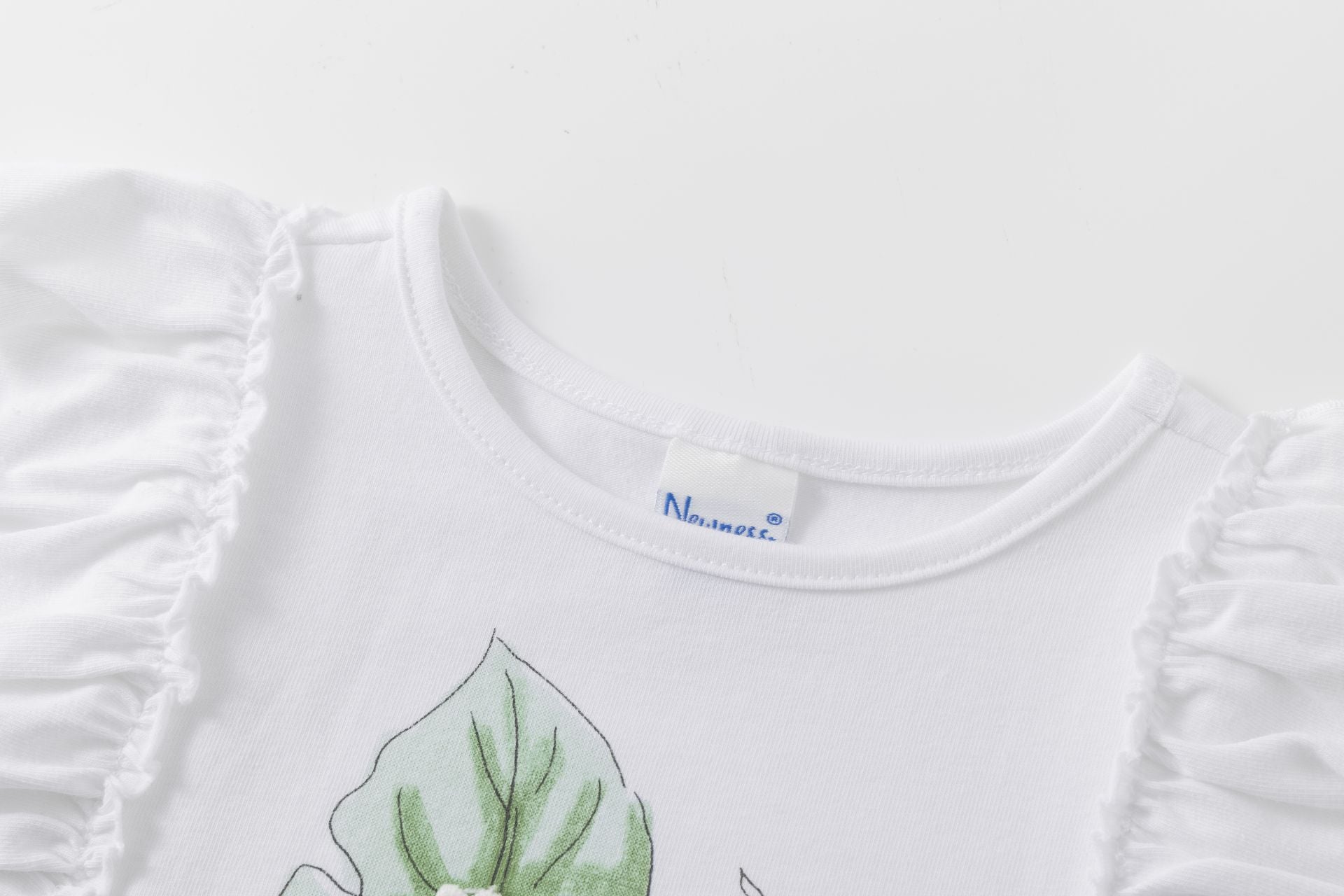 Newness t-shirt volant bambina in cotone 2-6 anni