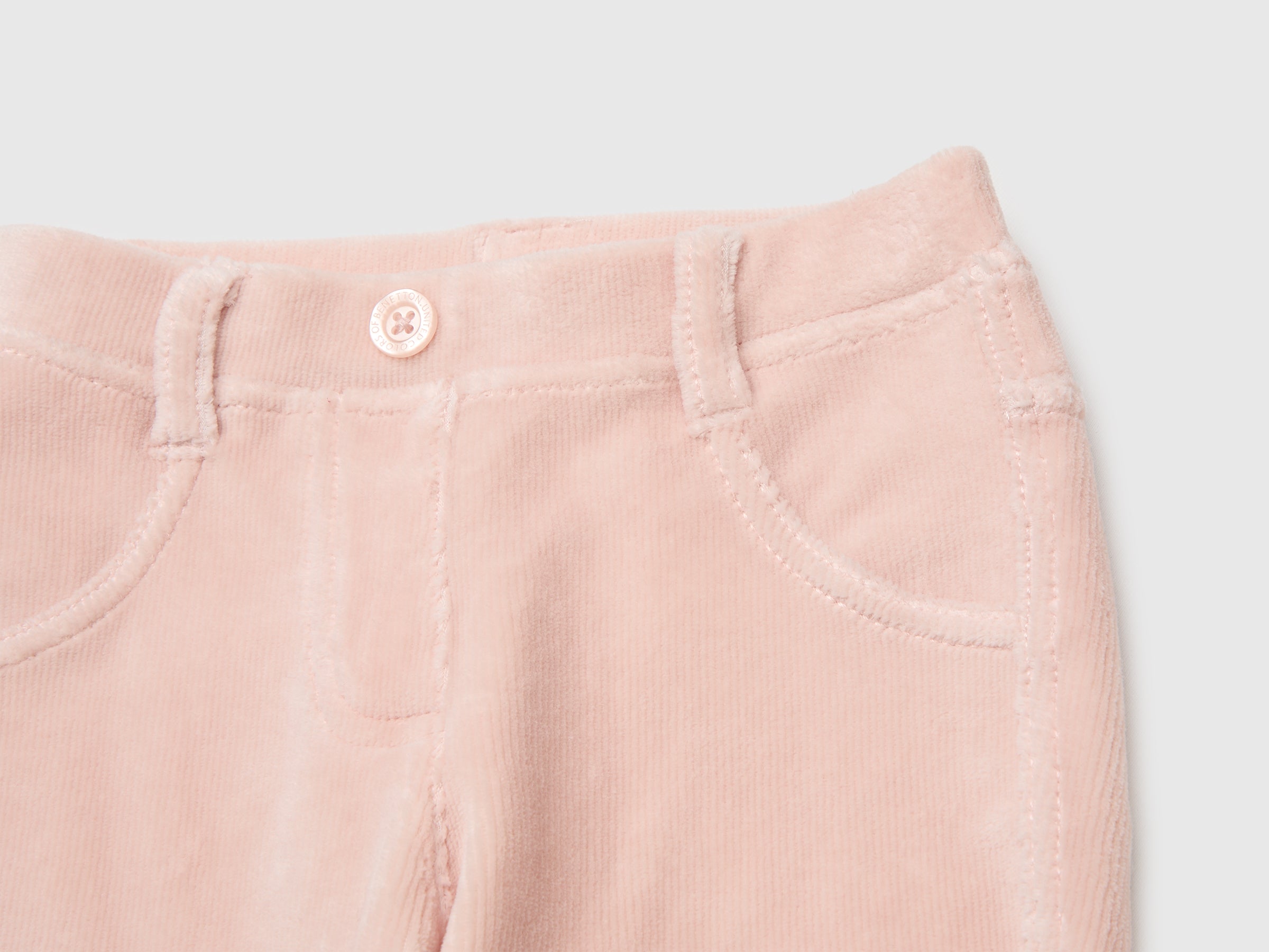United Colors of Benetton pantaloni bimba ciniglia cotone 98