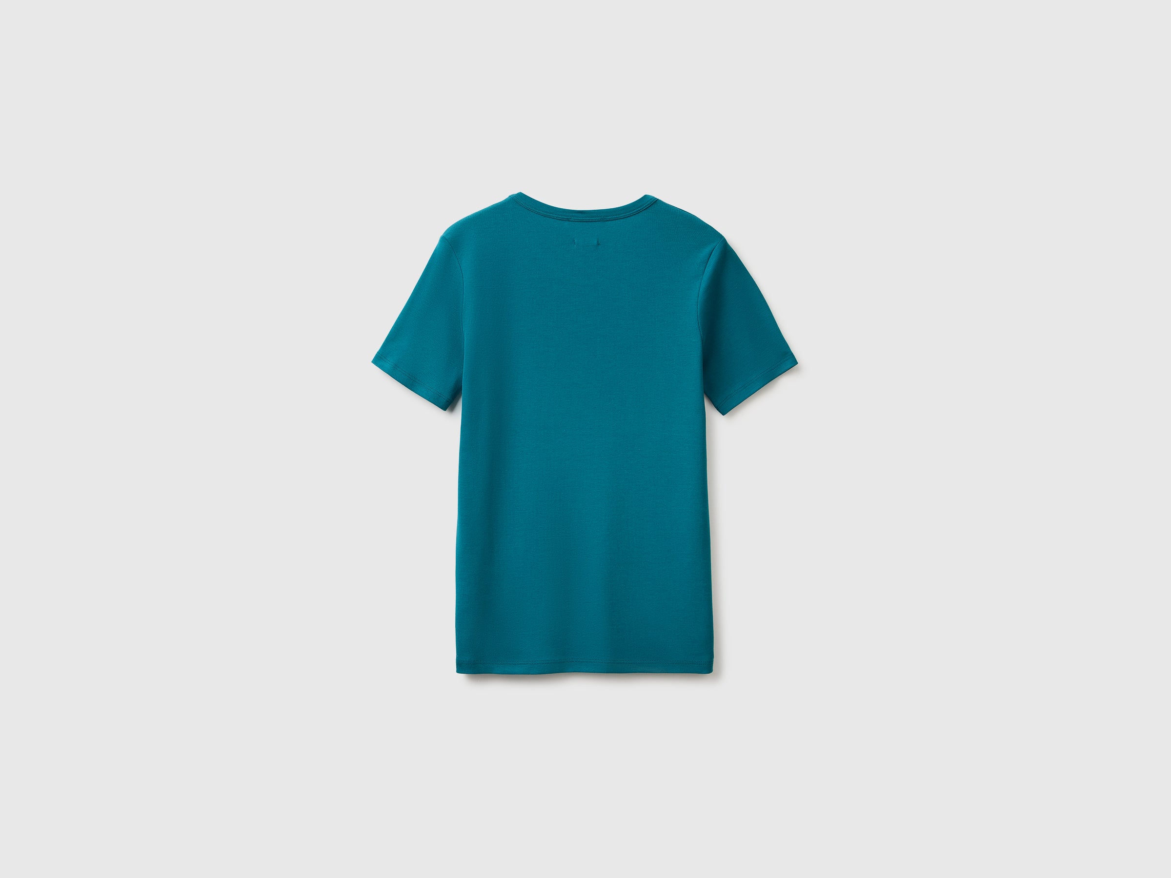United Colors of Benetton Maglietta Logo Glitter Cotone